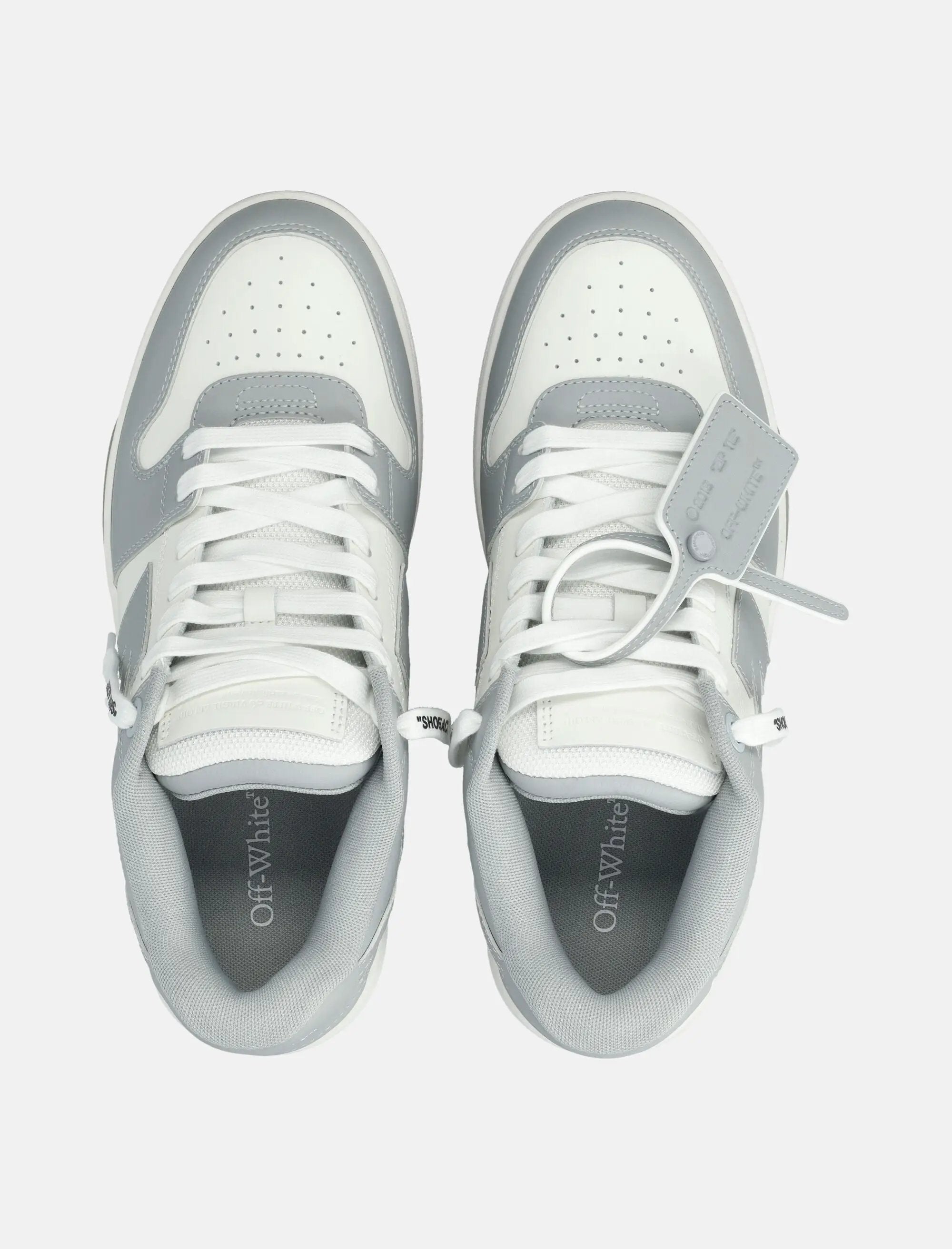 Out Of Office Low Top Leather Sneakers Off-white оригінал – Купити в Україні – вид ззаду