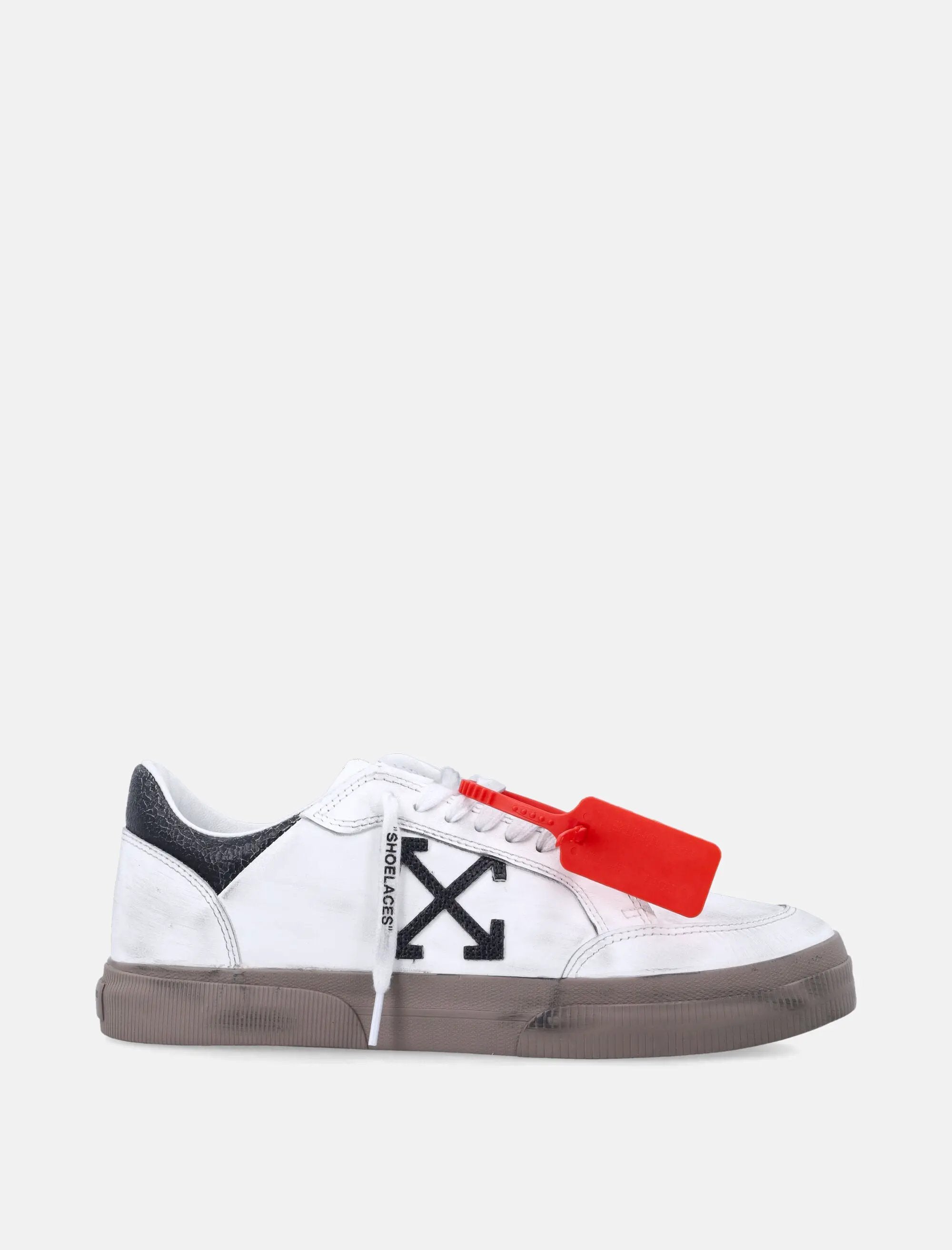Оригінальна Vulc Low Vintage Sneakers In White Off-white – боковий вид