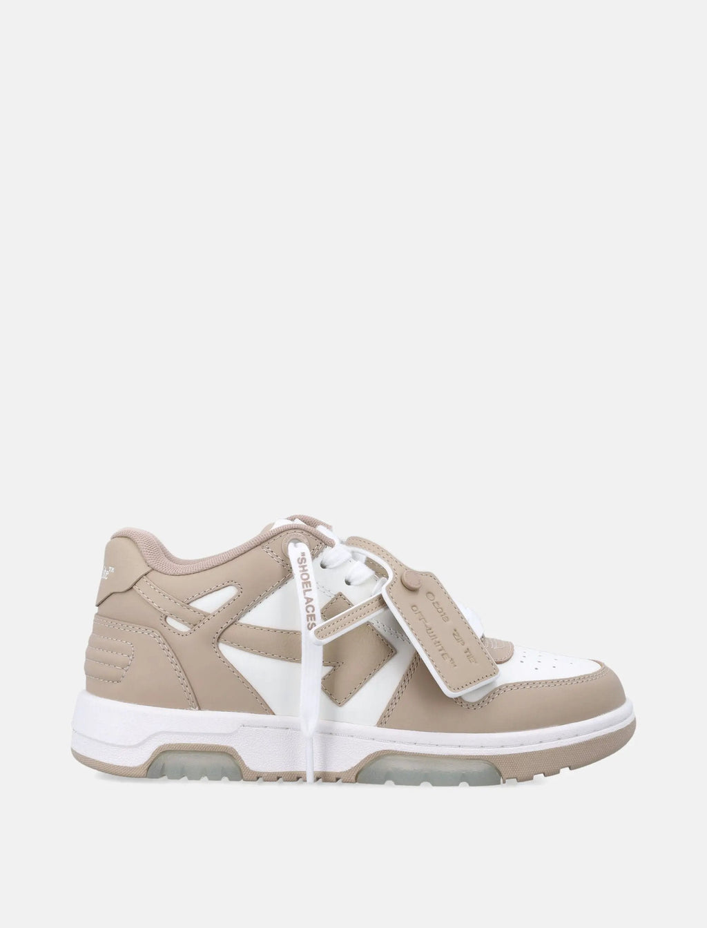 Оригінальна Out Of Office Womens Sneakers Off-white – боковий вид