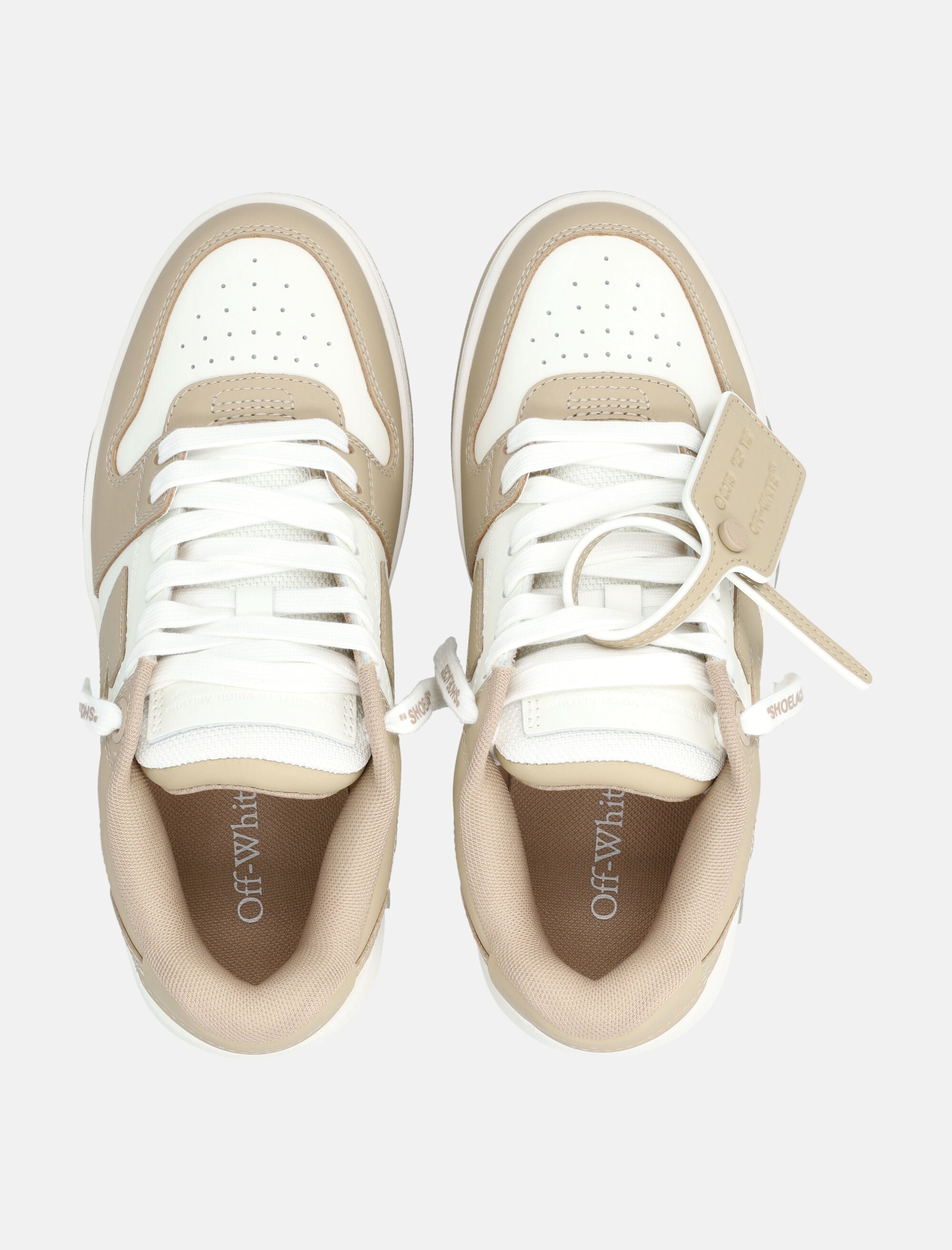 Оригінальна Out Of Office Womens Sneakers Off-white – вид ззаду