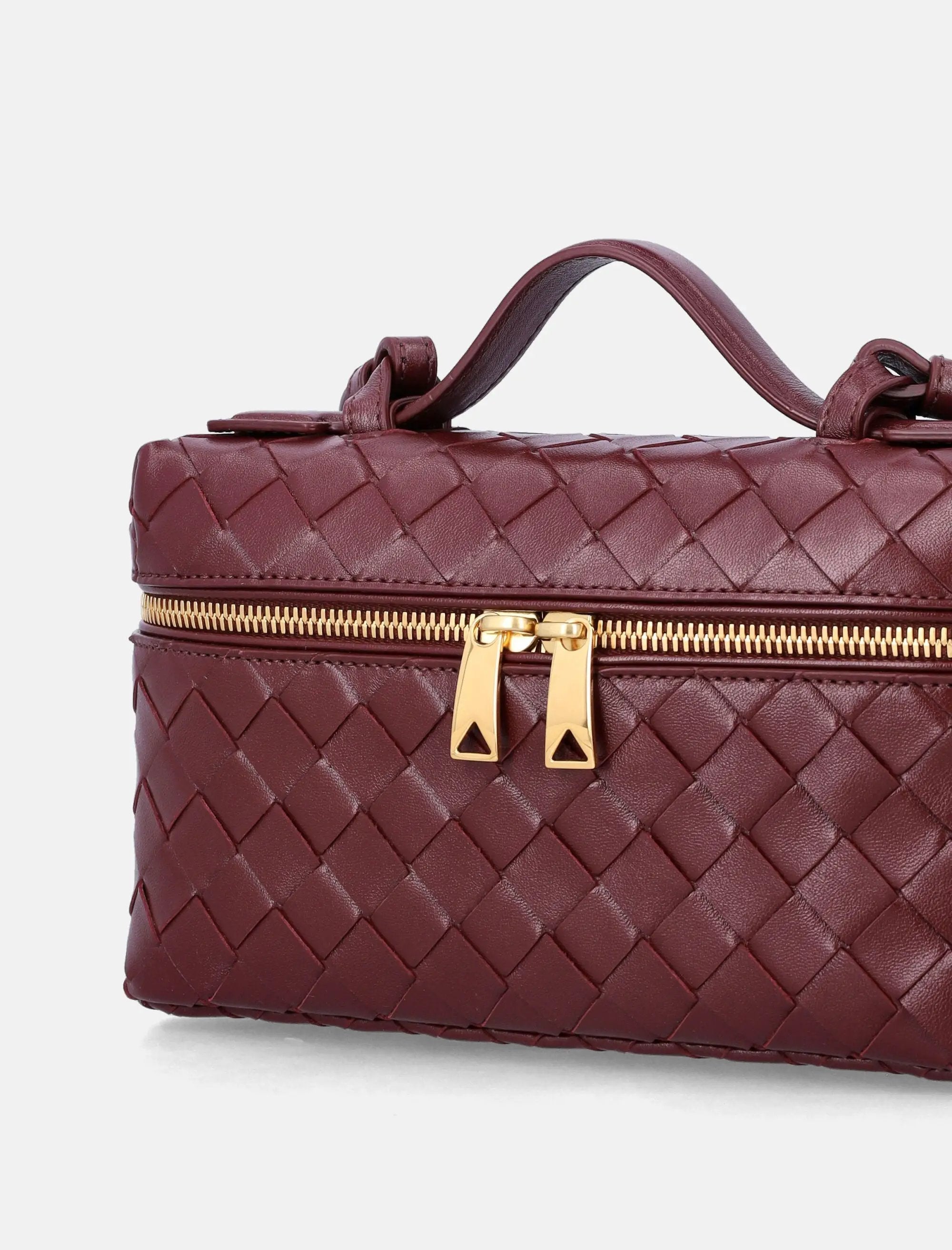 Bang Bang Vanity Case In Intrecciato Leather Bottega veneta оригінал – Купити в Україні – вид ззаду