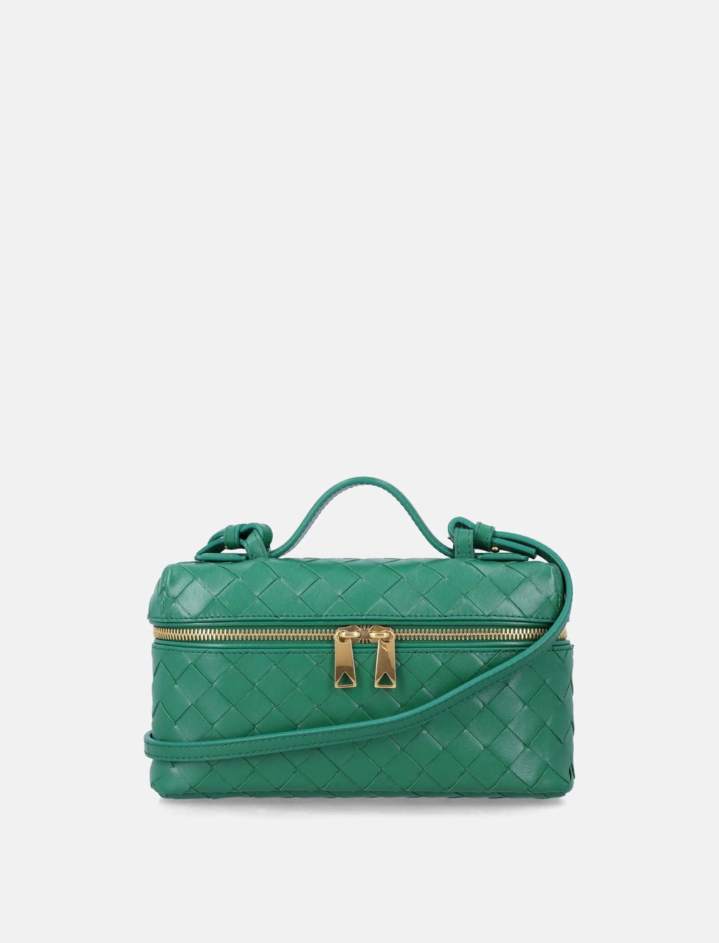 Bang Bang Vanity Case In Intrecciato Leather Bottega veneta оригінал – Купити в Україні – боковий вид
