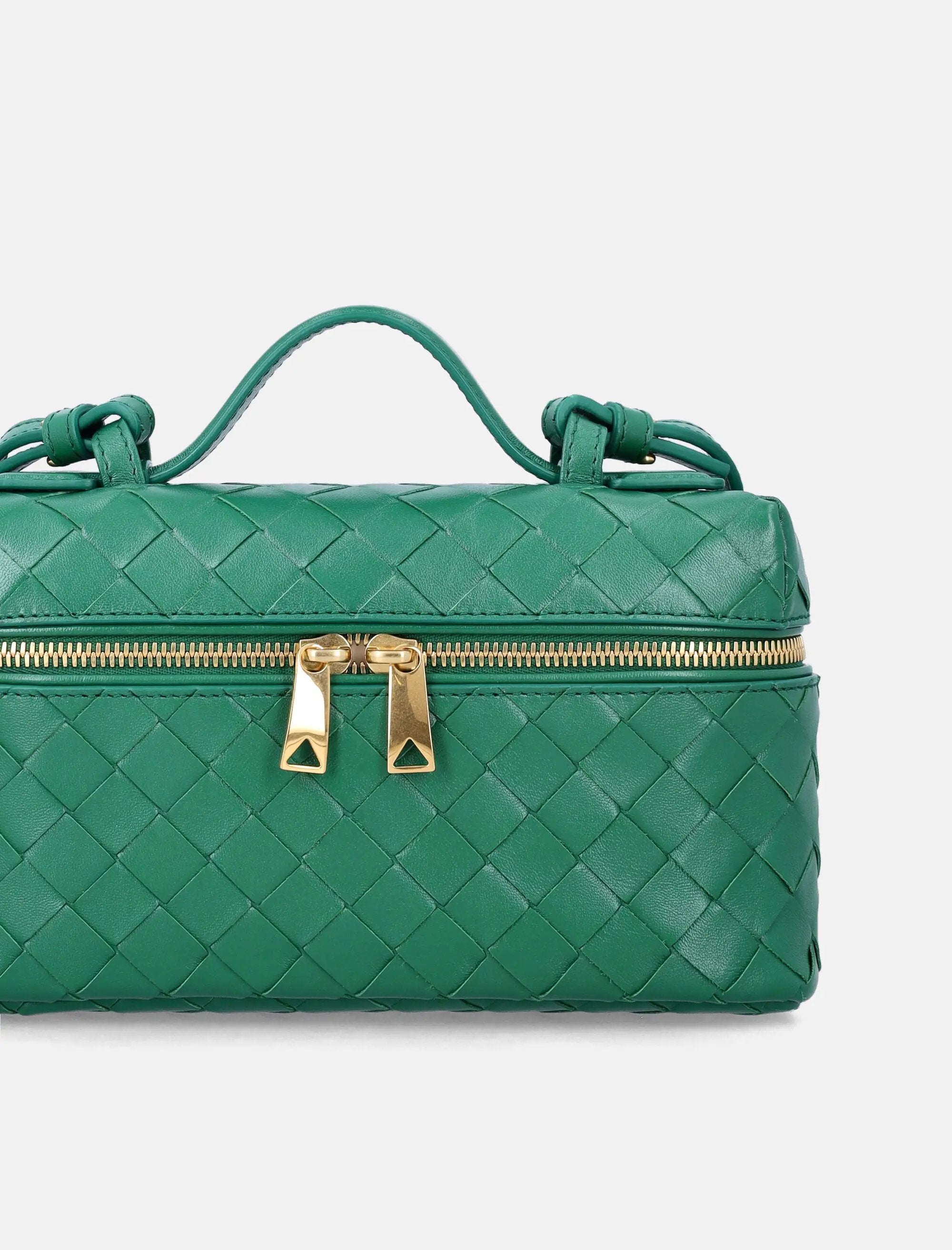 Bang Bang Vanity Case In Intrecciato Leather Bottega veneta оригінал – Купити в Україні – вид ззаду