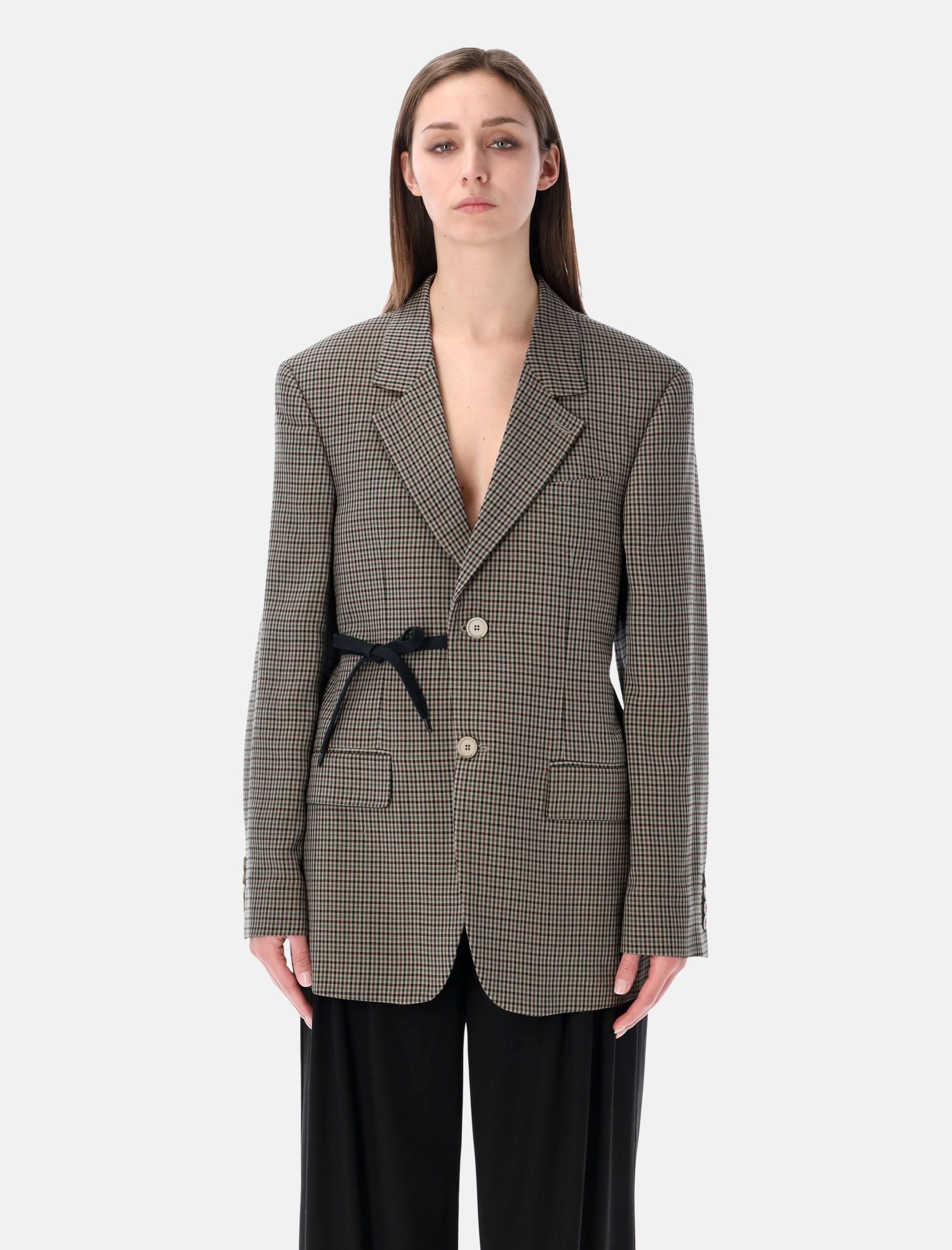 Wrap Tailored Jacket Balenciaga оригінал – Купити в Україні – боковий вид - BALENCIAGA