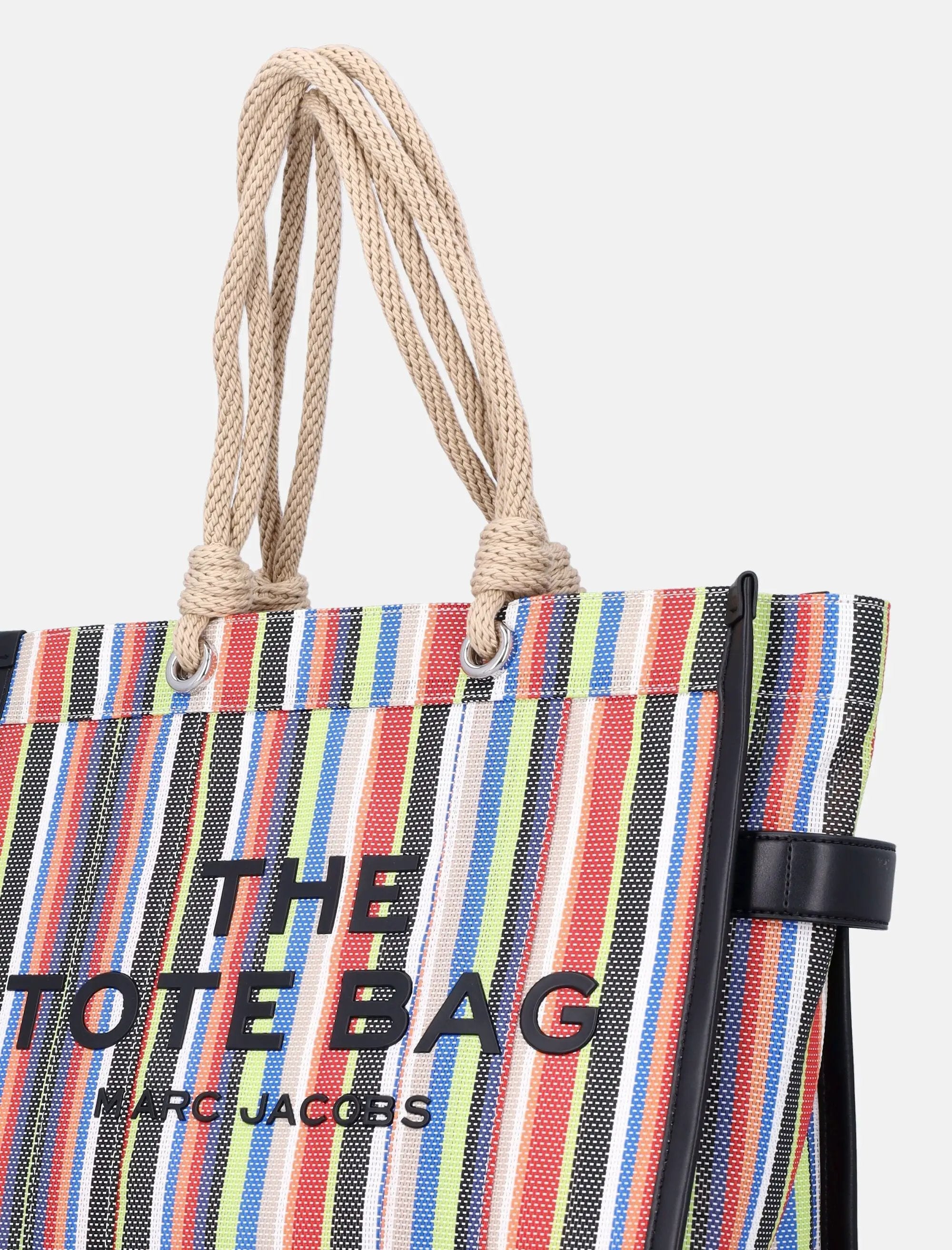 Stripe Mesh Large Tote Bag Marc jacobs оригінал – Купити в Україні – вид ззаду