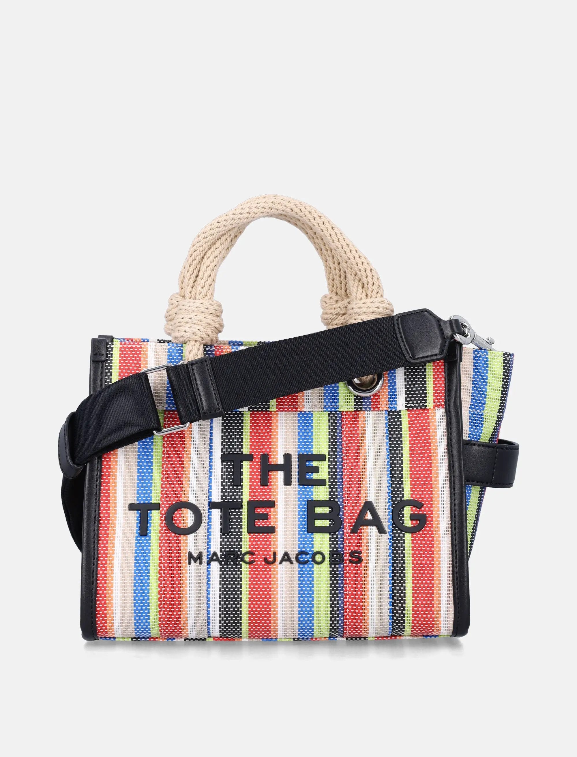 Stripe Mesh Small Tote Bag Marc jacobs оригінал – Купити в Україні – боковий вид