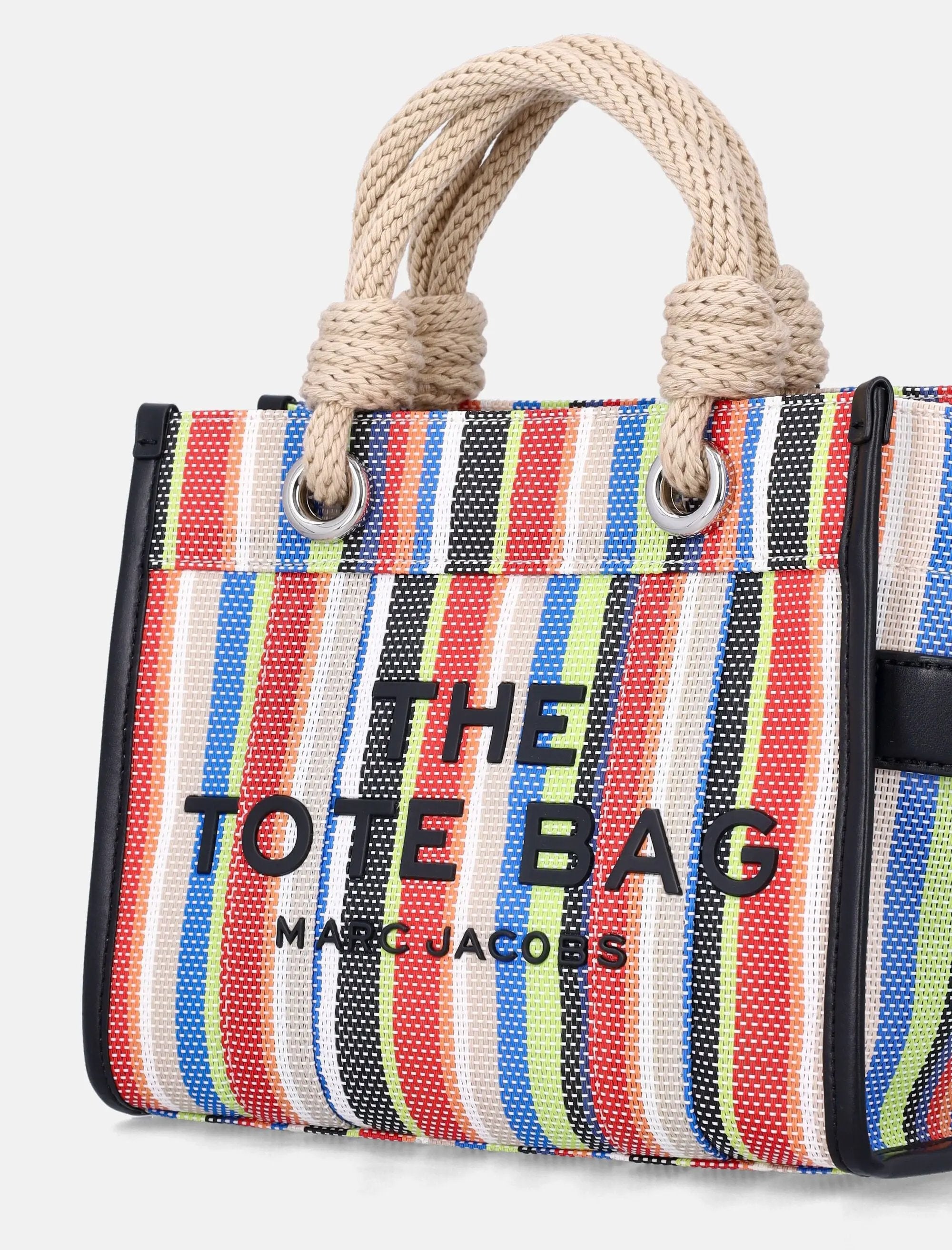 Stripe Mesh Small Tote Bag Marc jacobs оригінал – Купити в Україні – вид ззаду