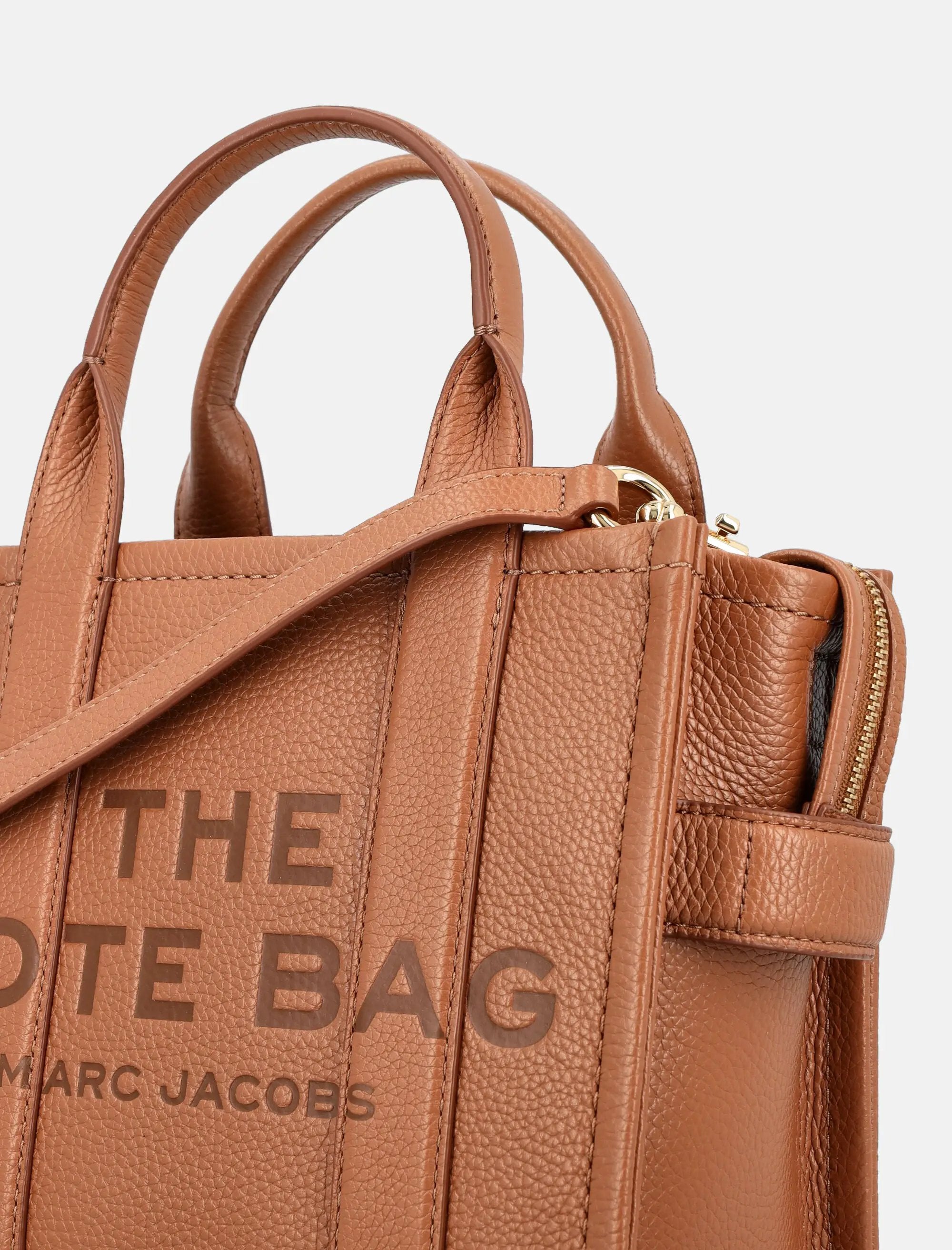 Mini Tote Bag In Grained Leather Marc jacobs оригінал – Купити в Україні – вид ззаду