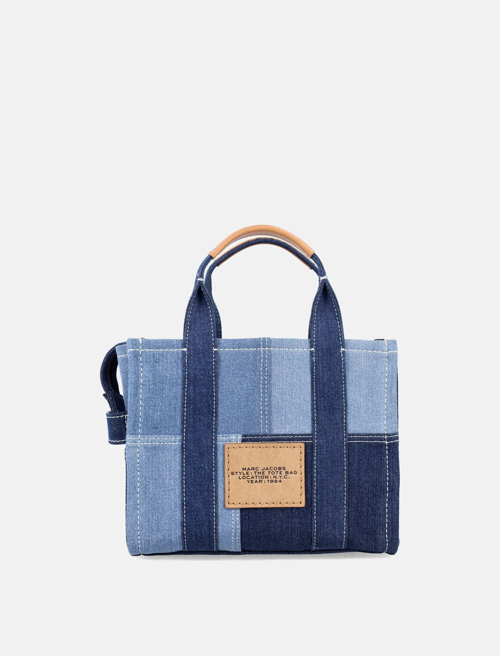 Small Tote Patchwork Denim Bag Marc jacobs оригінал – Купити в Україні – збільшений вид