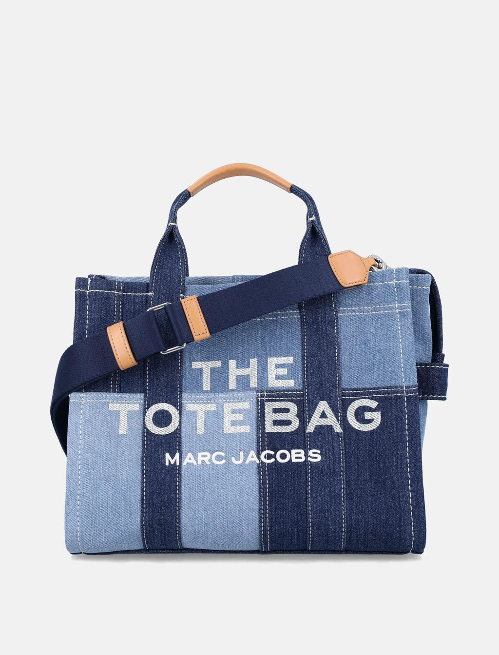 Medium Tote Patchwork Denim Bag Marc jacobs оригінал – Купити в Україні – боковий вид