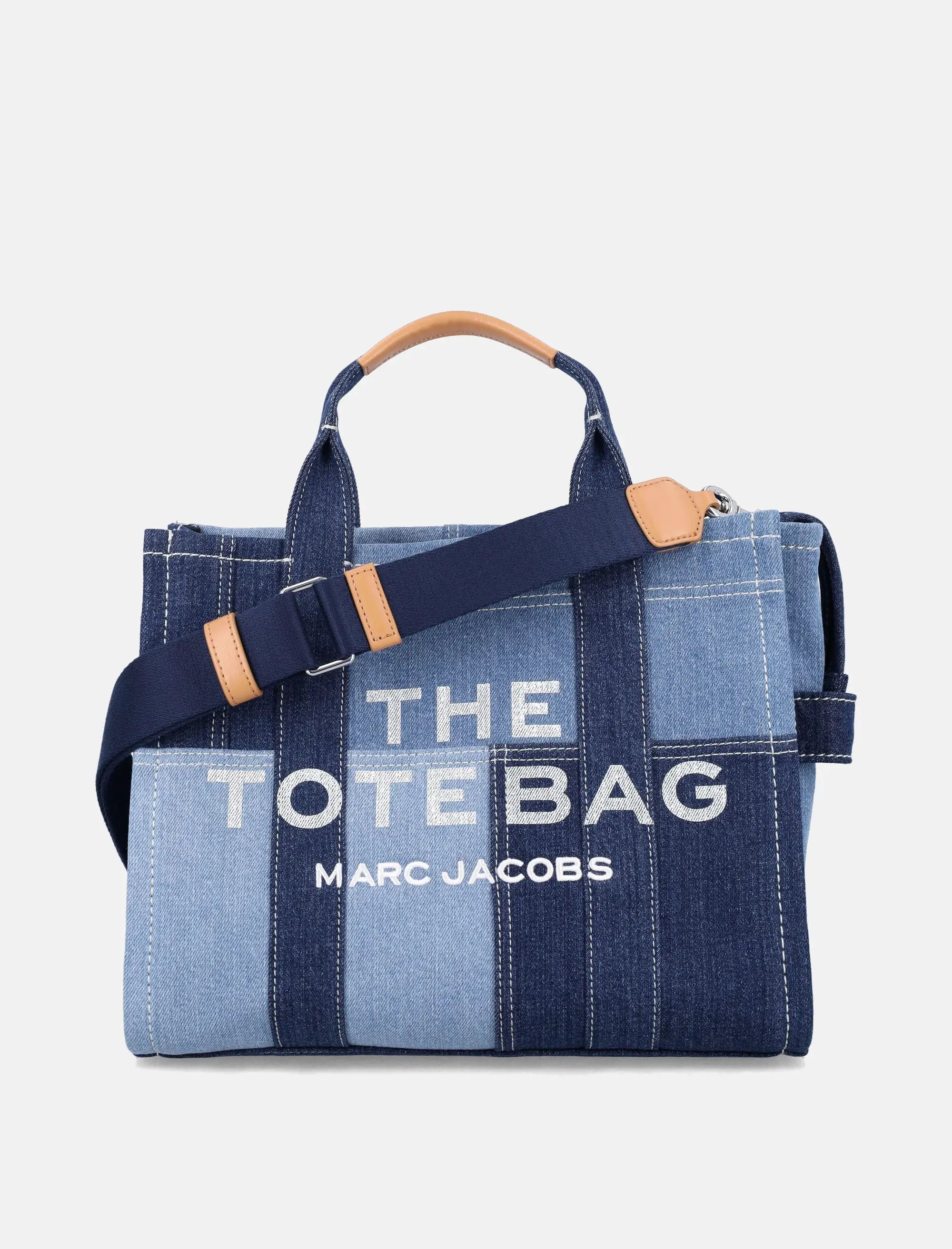 Medium Tote Patchwork Denim Bag Marc jacobs оригінал – Купити в Україні – боковий вид