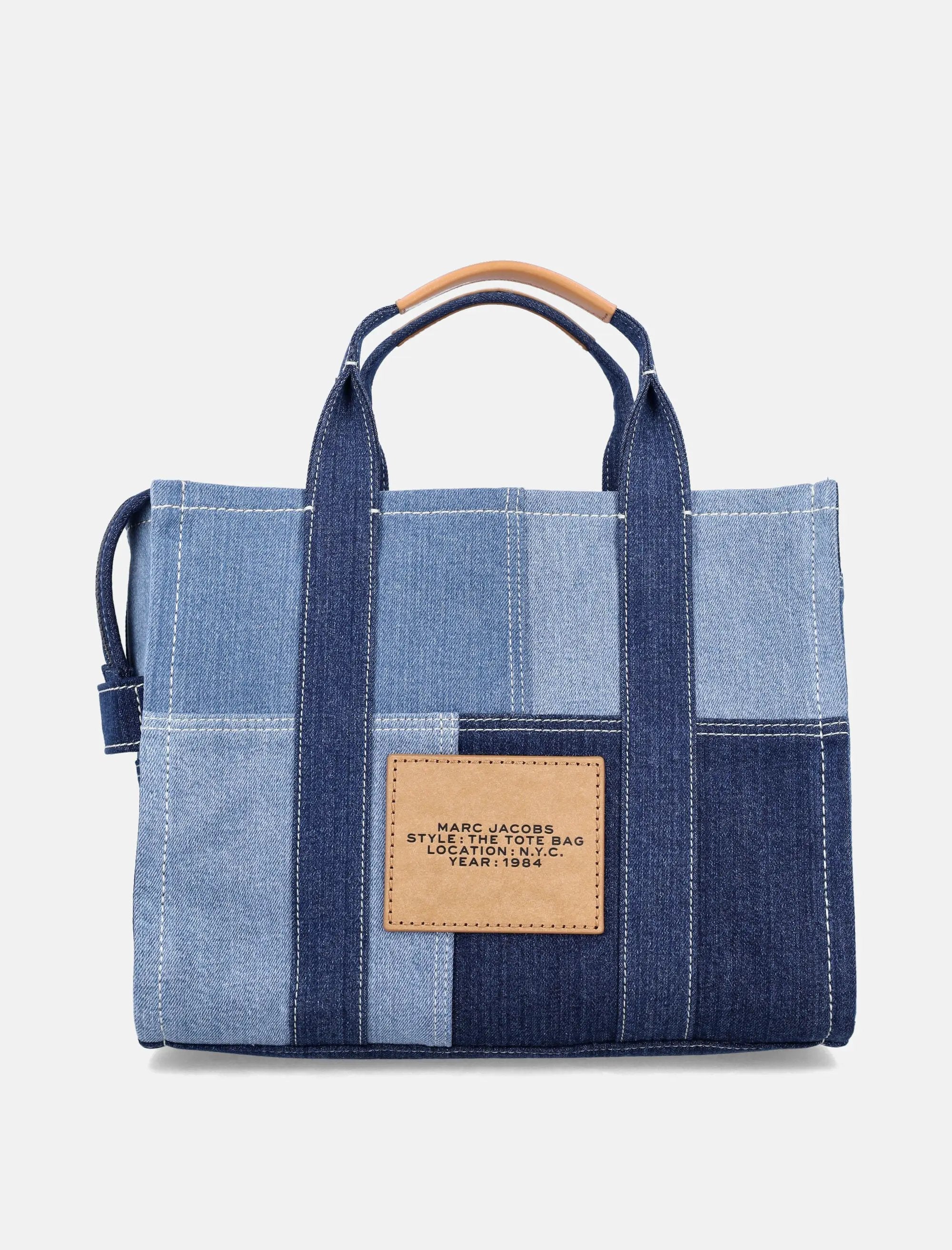 Medium Tote Patchwork Denim Bag Marc jacobs оригінал – Купити в Україні – збільшений вид