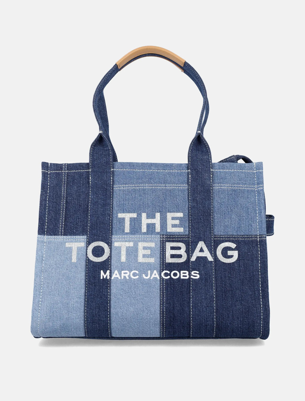 Оригінальна Large Tote Patchwork Denim Bag Marc jacobs – боковий вид