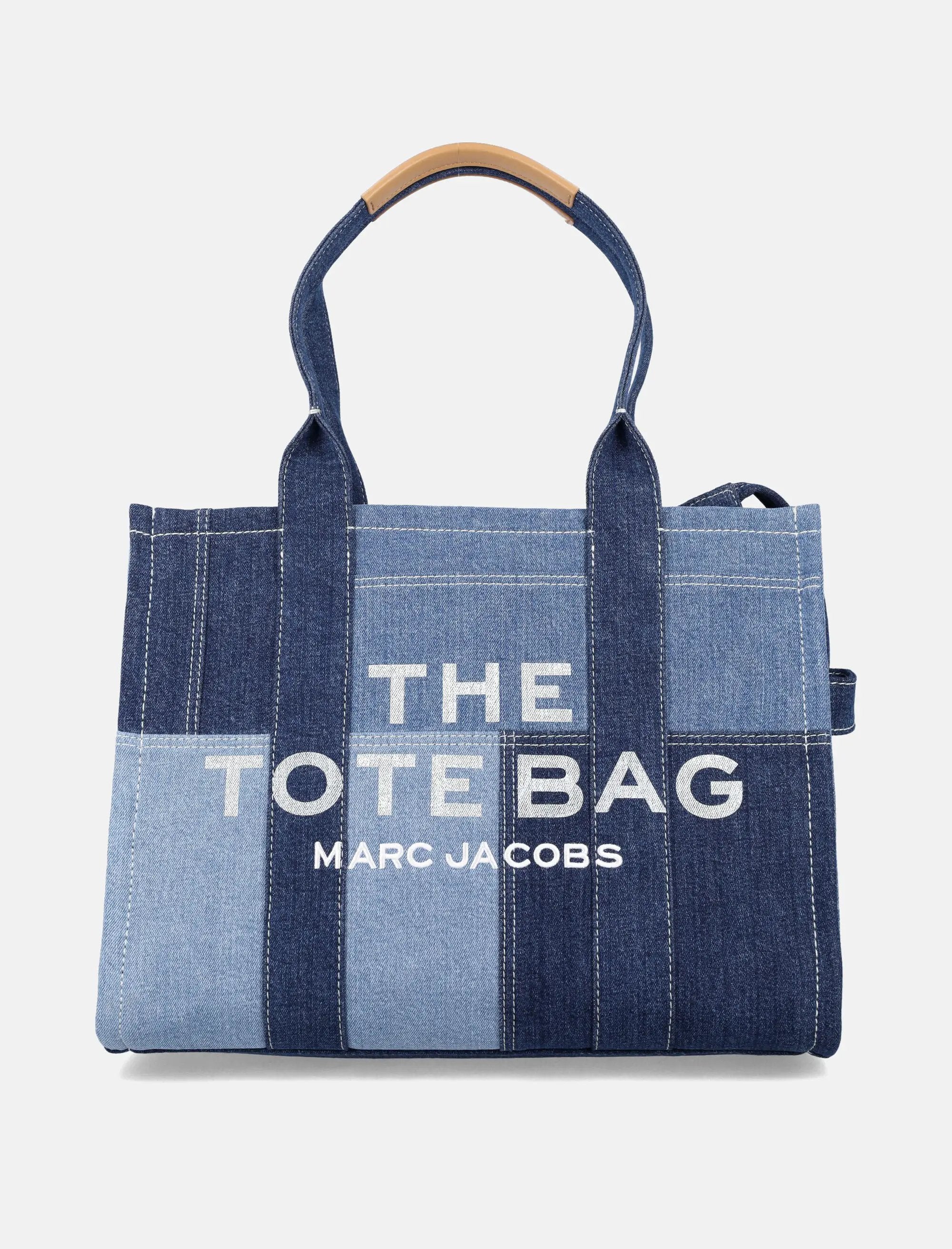 Оригінальна Large Tote Patchwork Denim Bag Marc jacobs – боковий вид