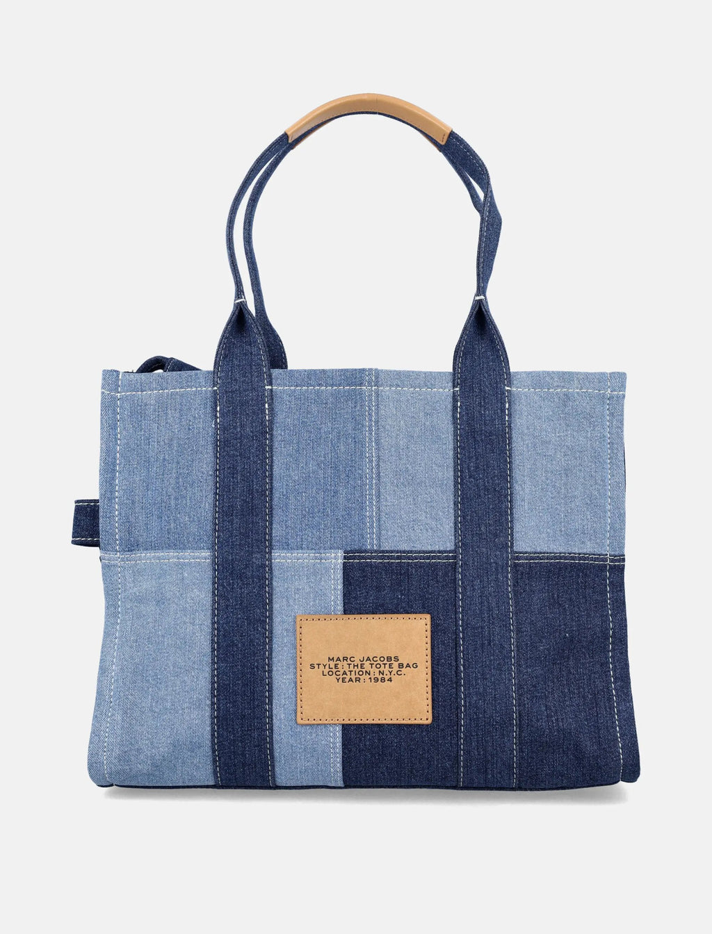 Оригінальна Large Tote Patchwork Denim Bag Marc jacobs – збільшений вид