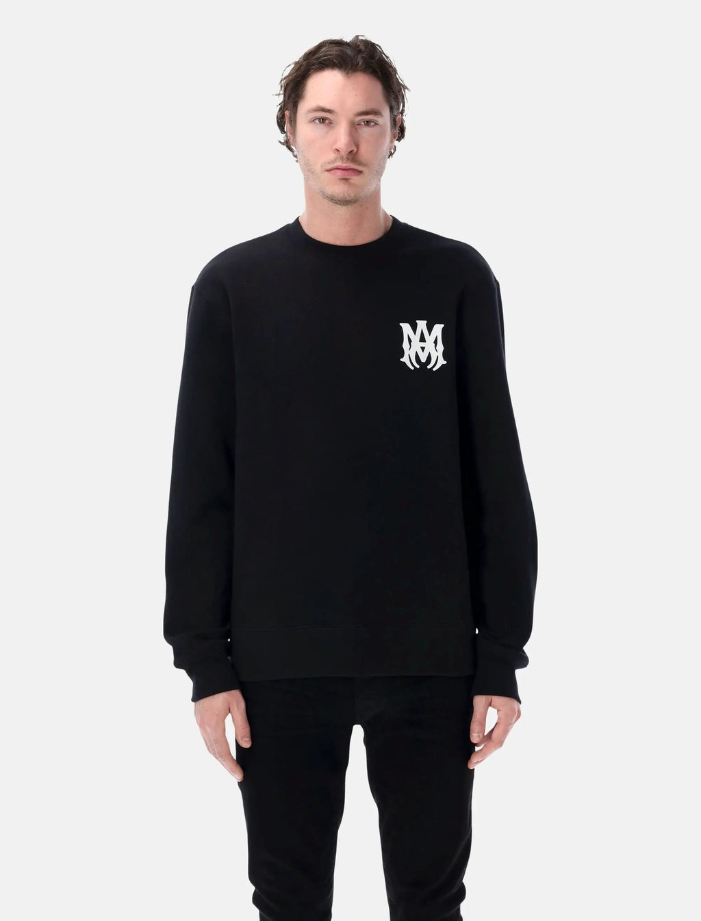 Core Logo Crewneck Amiri оригінал – Купити в Україні – боковий вид