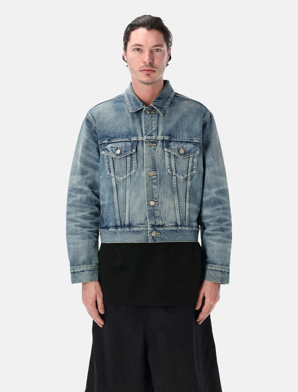 Оригінальна Japanese Selvedge Trucker Jacket Fear of god – боковий вид