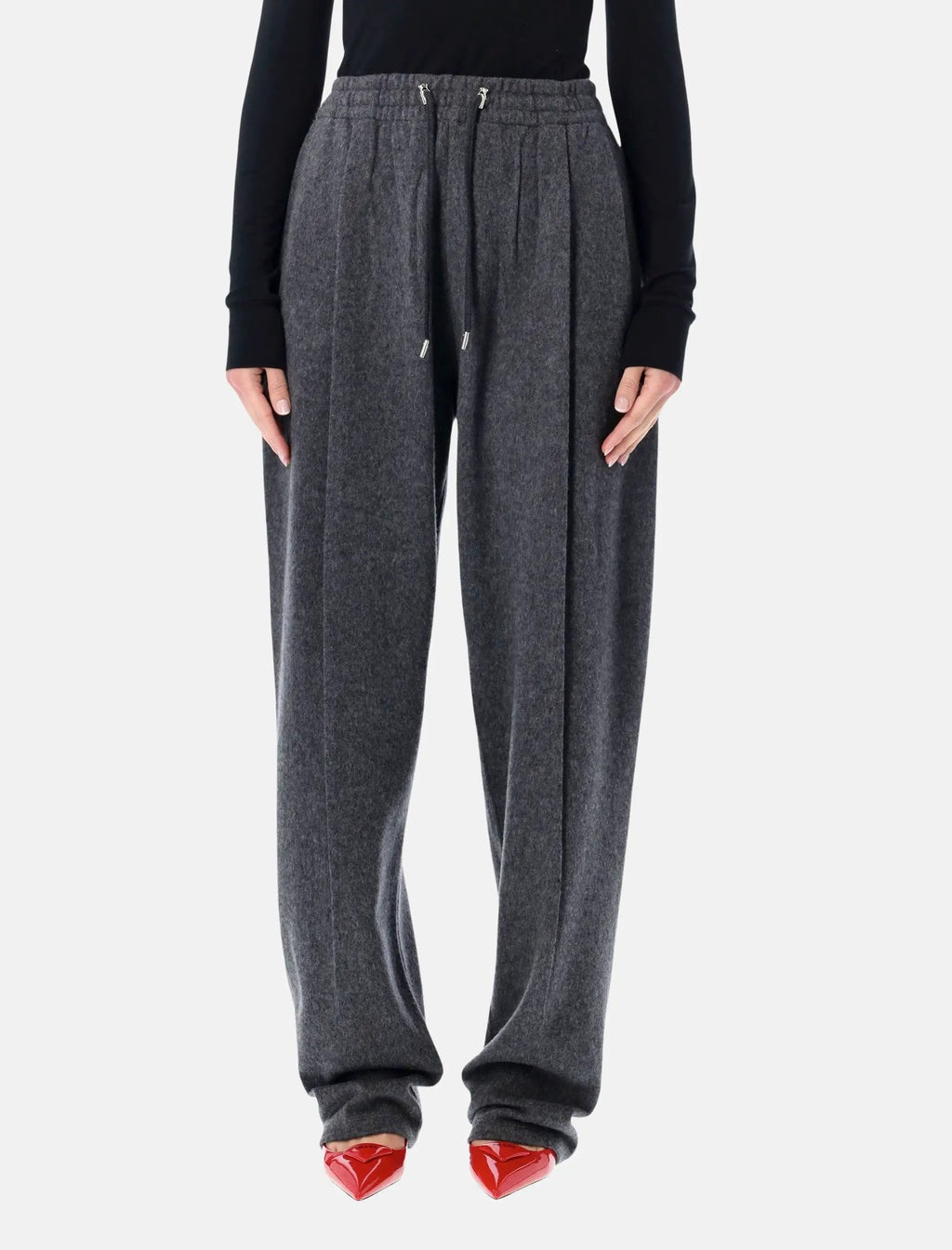 Оригінальна Wool And Cashmere Kogger Pants Prada – боковий вид