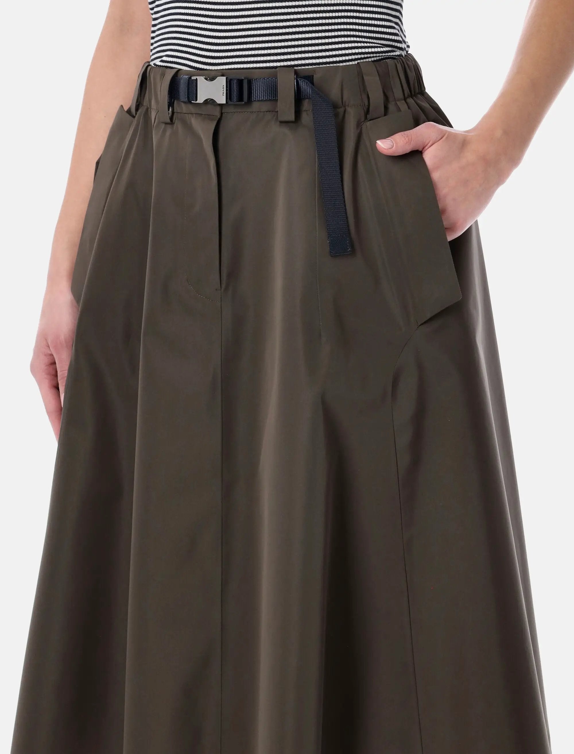 Оригінальна Technical Fabric Circle Skirt Prada – детальний вид