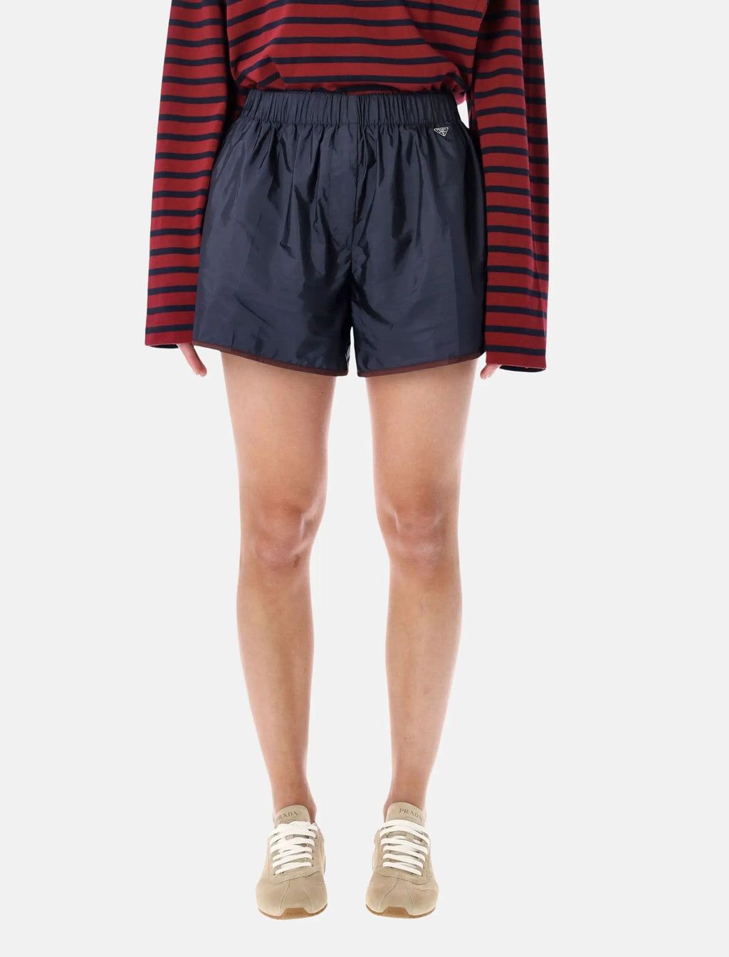 Recycled Nylon Shorts Prada оригінал – Купити в Україні – боковий вид