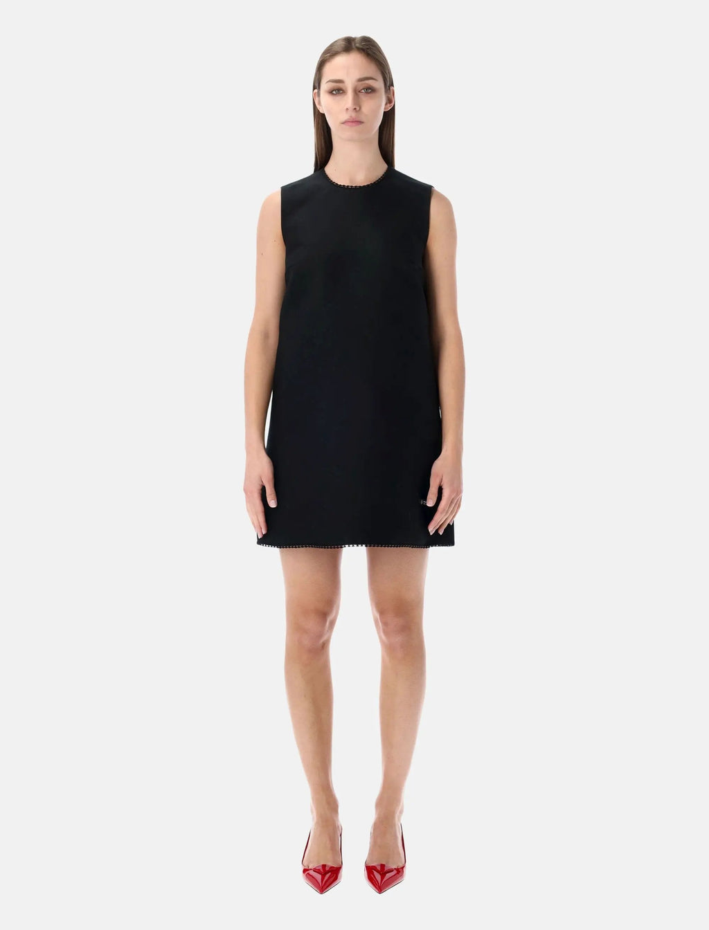 Scuba Mini Dress Prada – Гарантія оригінальності – боковий вид