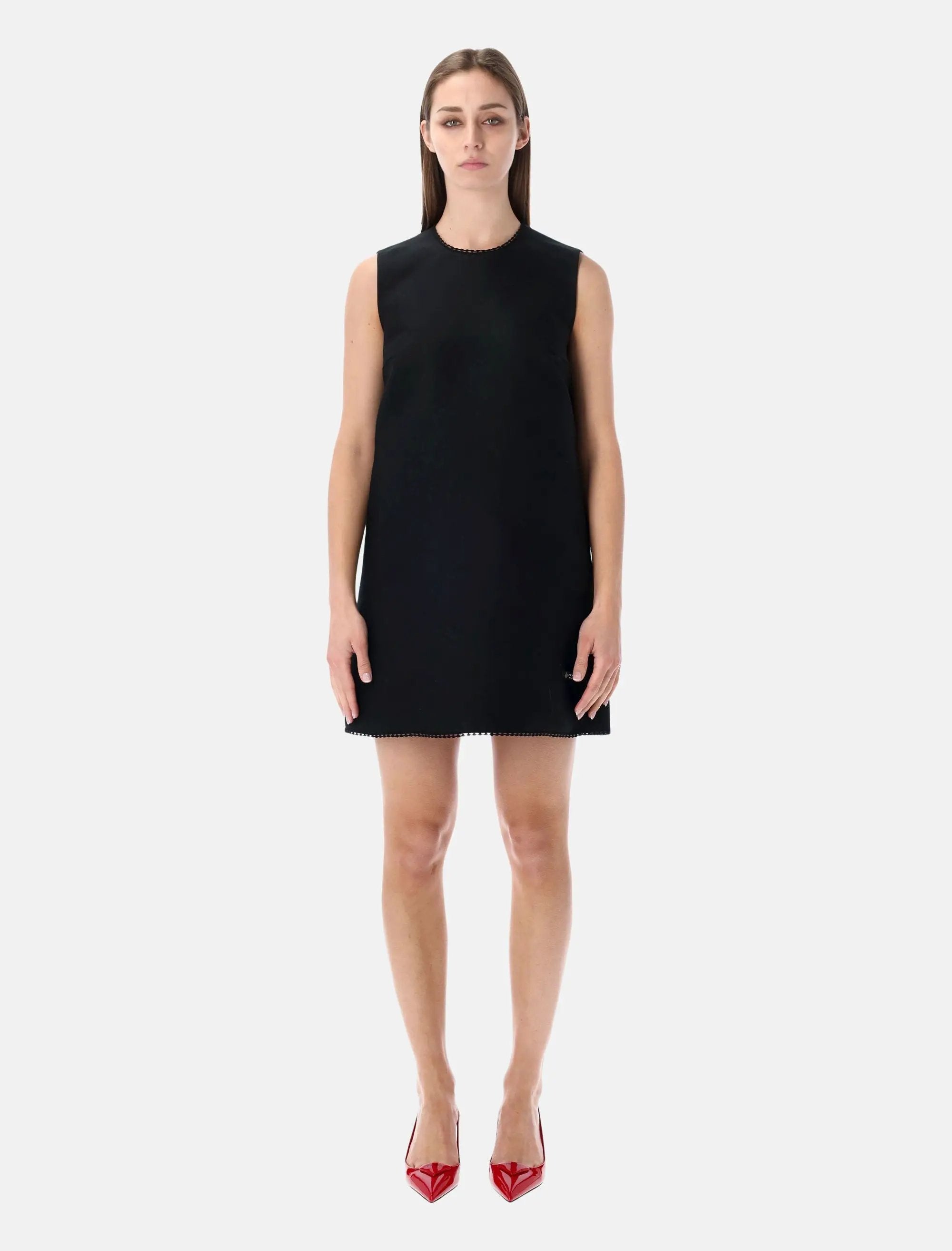Scuba Mini Dress Prada – Гарантія оригінальності – боковий вид