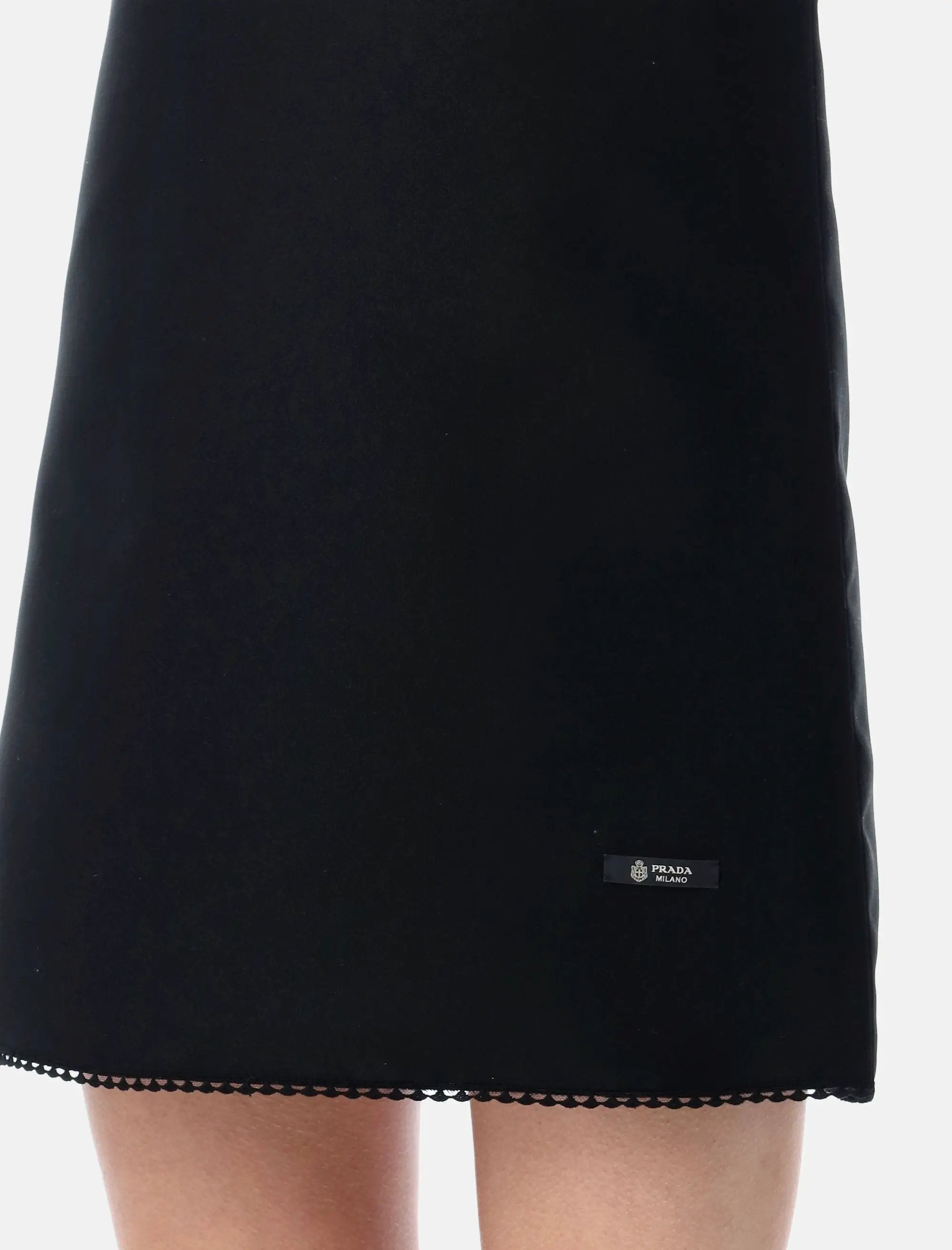 Scuba Mini Dress Prada – Гарантія оригінальності – детальний вид