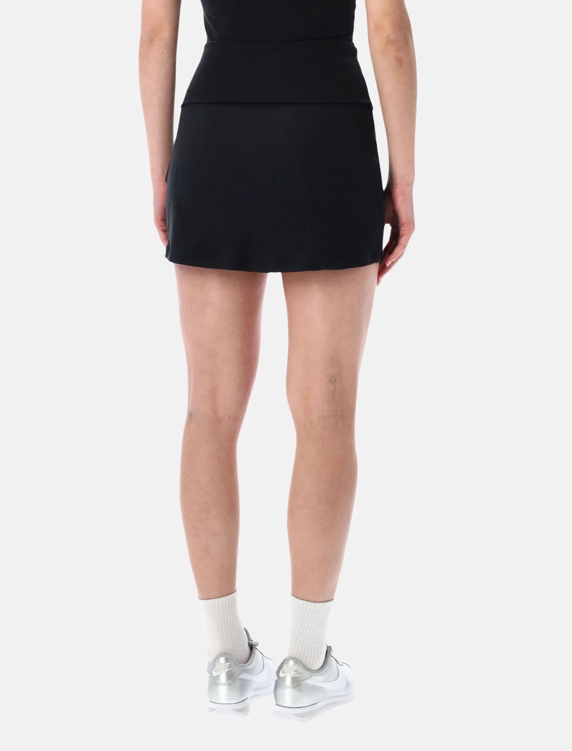 Оригінальна Ribbed Fitted MID Rise Skort Nike – вид ззаду