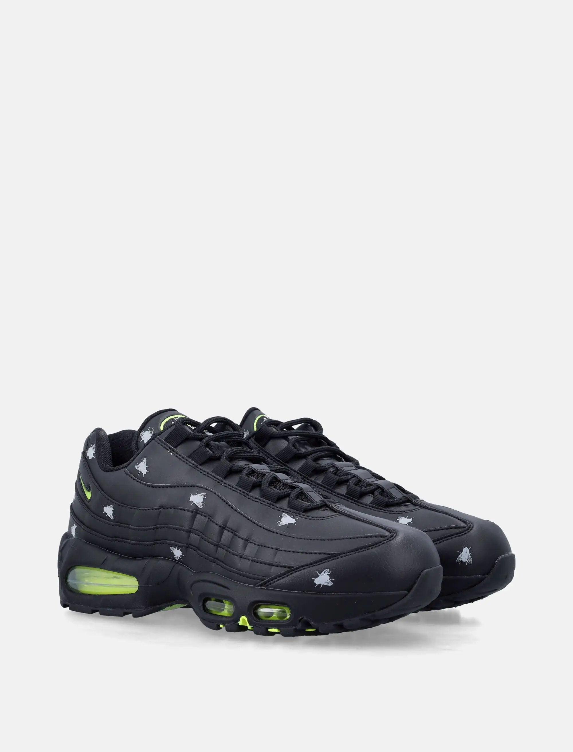 Air Max 95 Black With Neon Yellow Accents Nike – Гарантія оригінальності – детальний вид