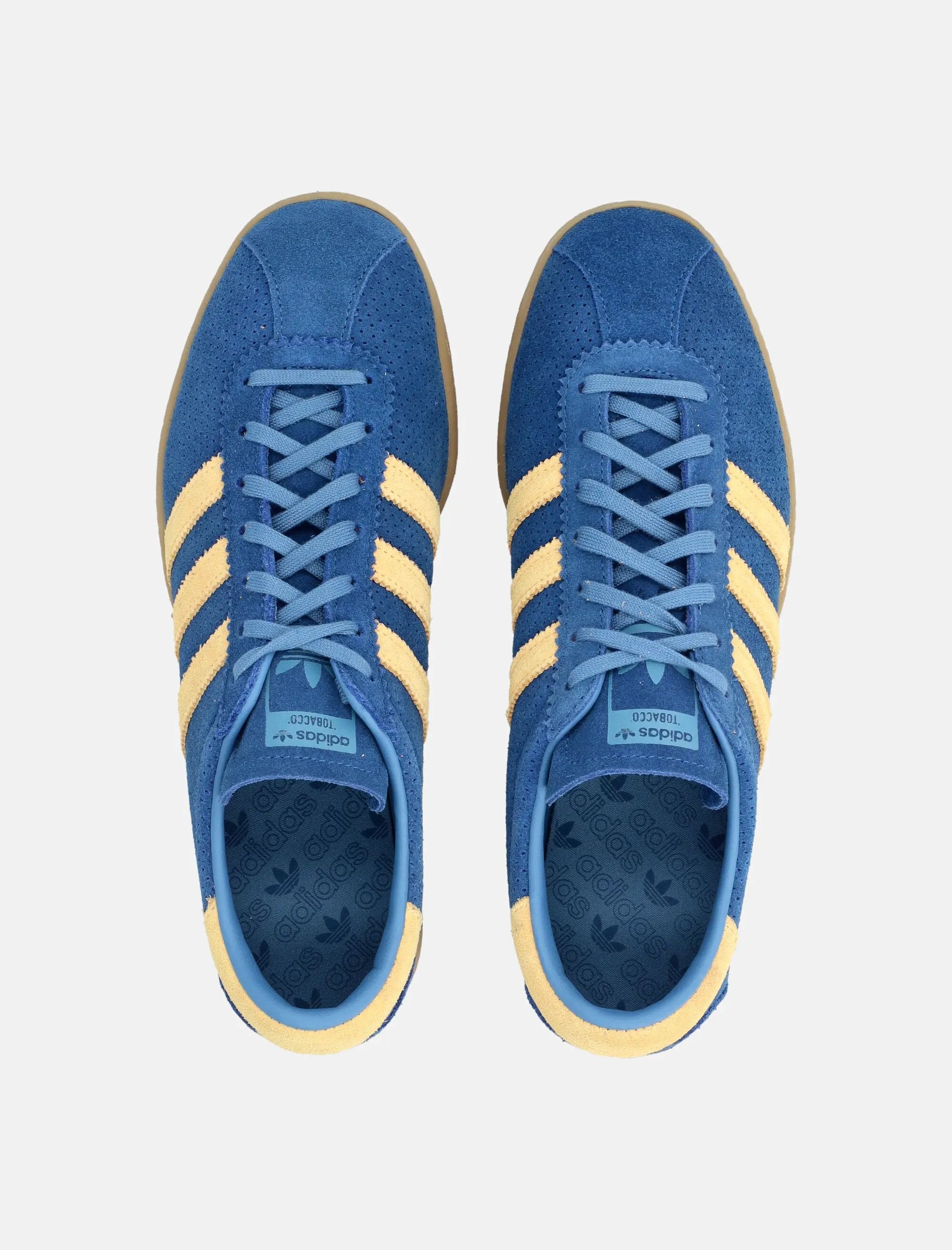 Tobacco Blue Suede Sneakers Adidas оригінал – Купити в Україні – вид ззаду - ADIDAS