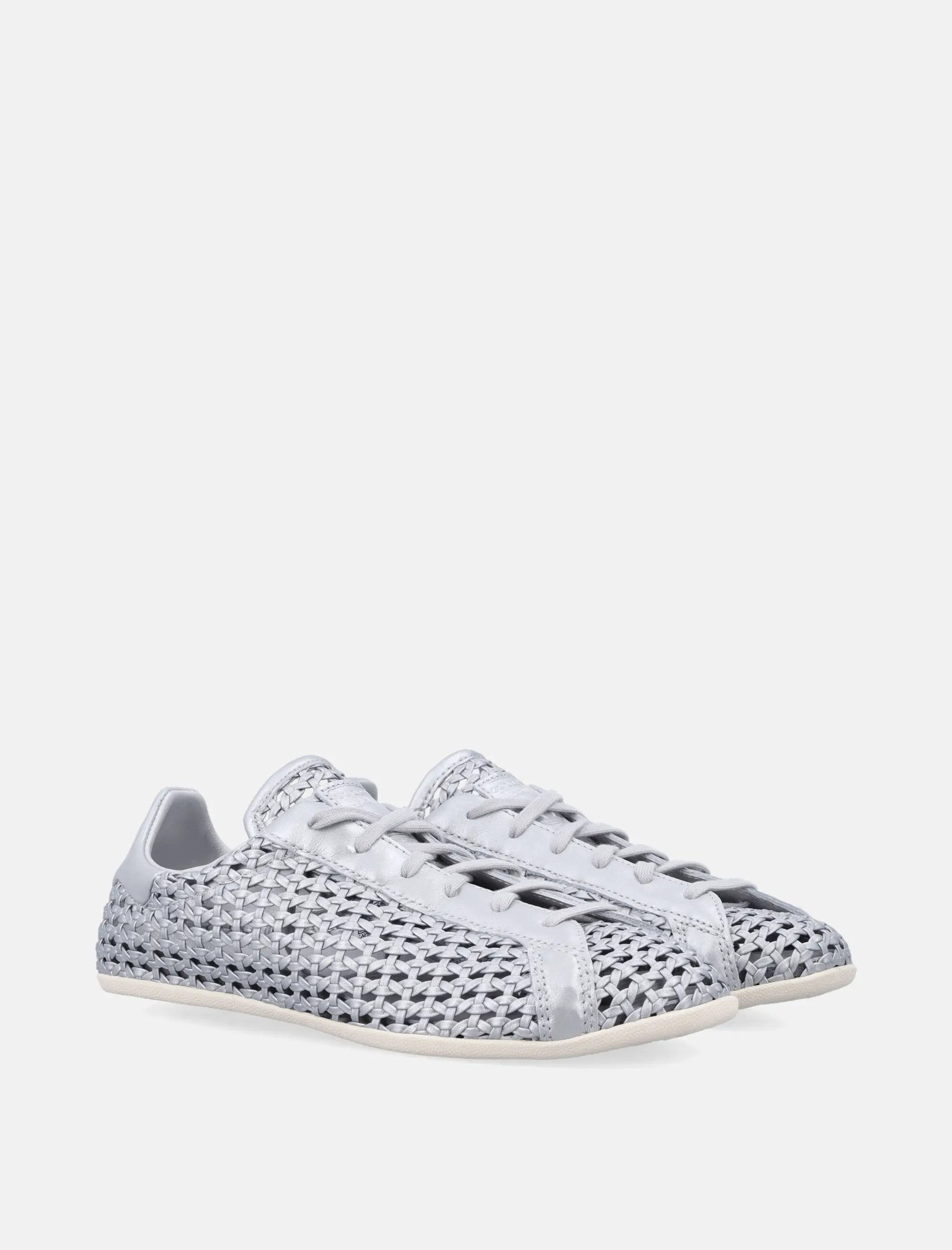 Silver Perforated Stan Smith Lo Pro Sneakers Adidas – Гарантія оригінальності – детальний вид - ADIDAS