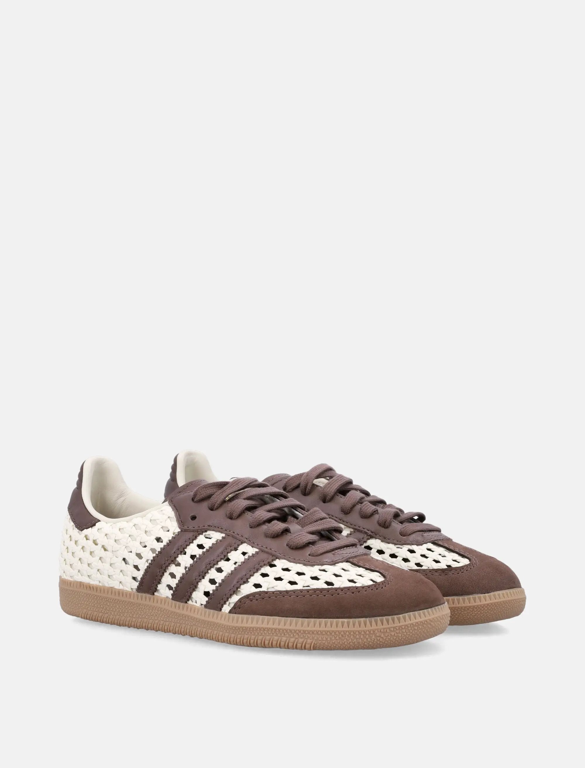 Brown Woven Samba Og Sneakers Adidas оригінал – Купити в Україні – детальний вид - ADIDAS