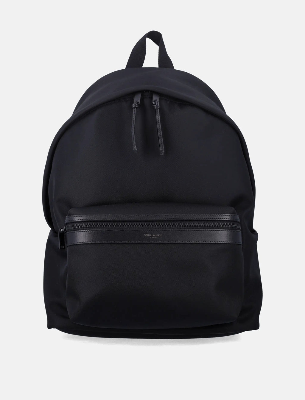 City Backpack In Econyl®, Smooth Leather And Nylon Saint laurent – Гарантія оригінальності – боковий вид