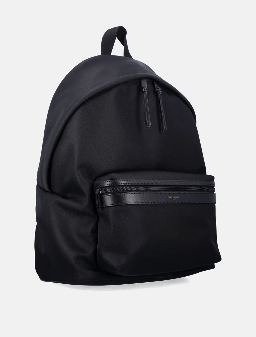 City Backpack In Econyl®, Smooth Leather And Nylon Saint laurent – Гарантія оригінальності – детальний вид