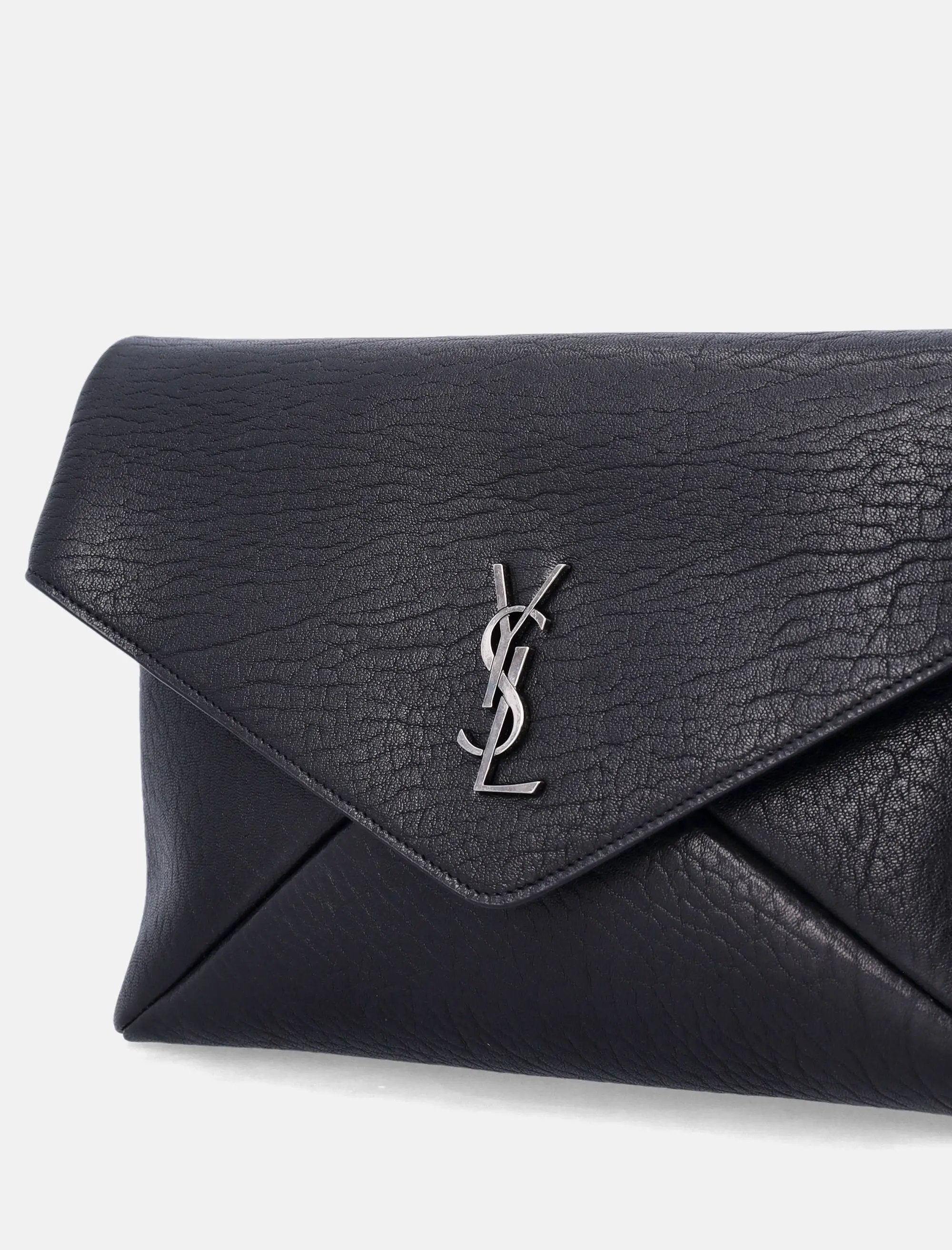 Lambskin Cassandre Large Pouch Saint laurent оригінал – Купити в Україні – вид ззаду