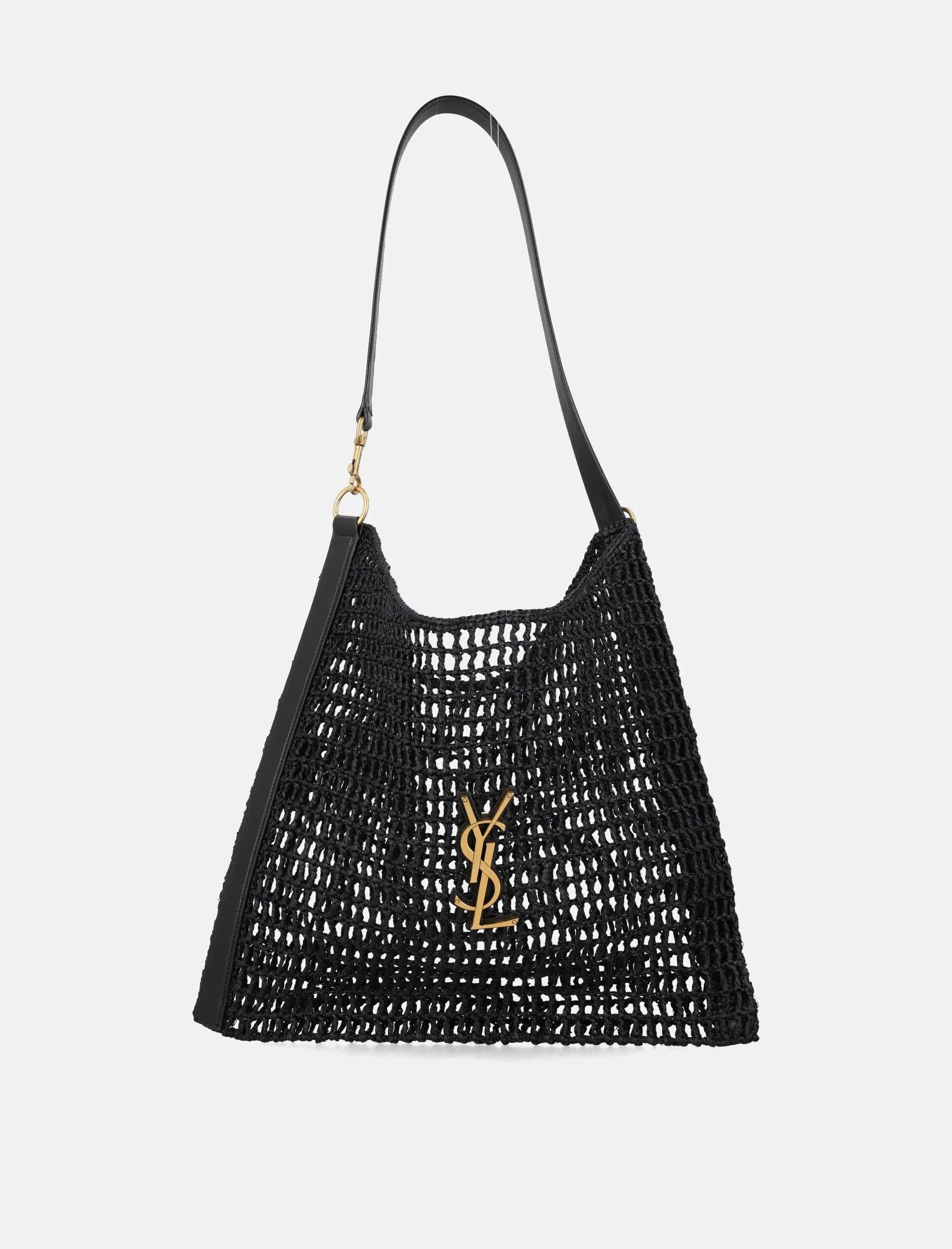 Bv Raffia Tote Bag Saint laurent – Гарантія оригінальності – боковий вид