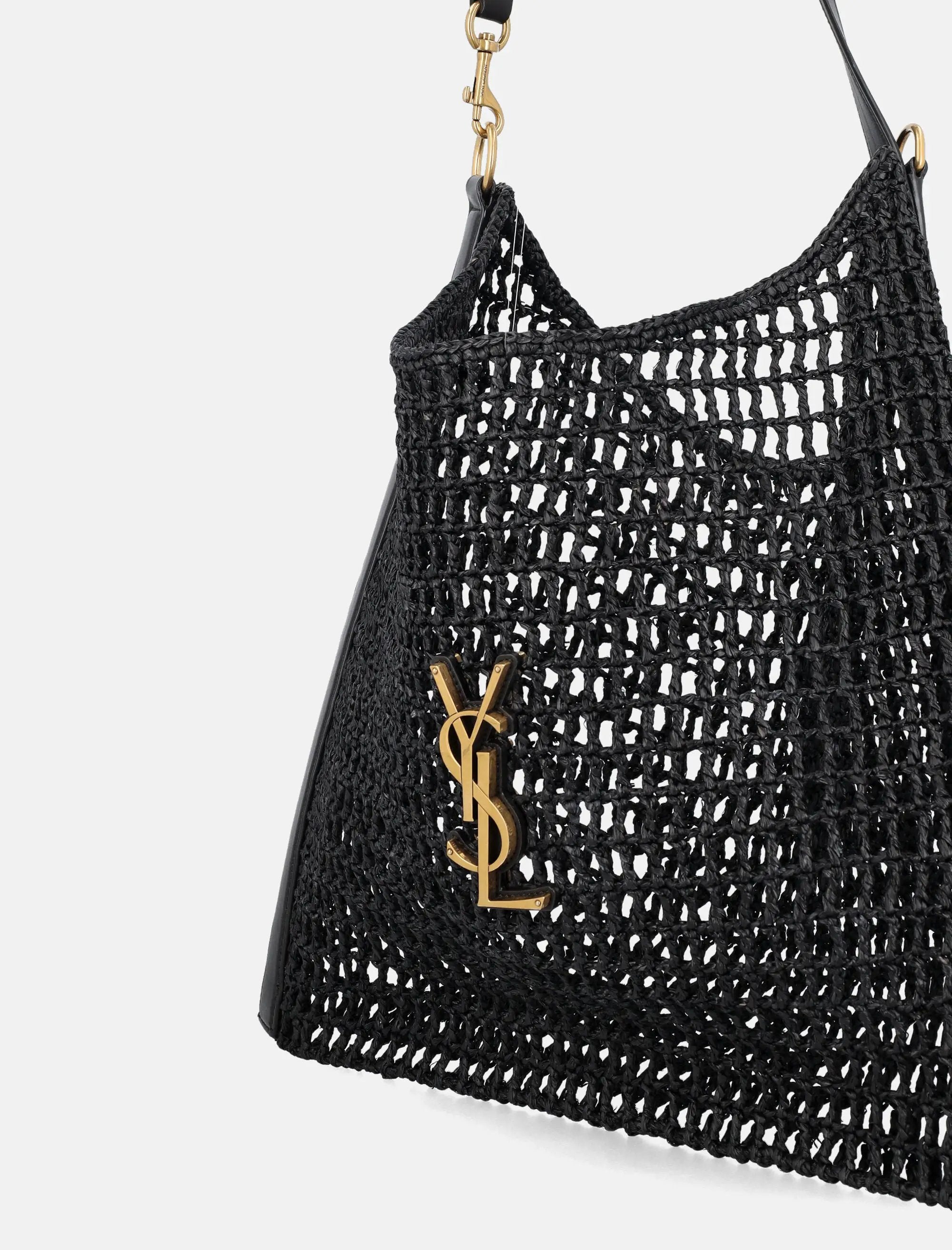 Bv Raffia Tote Bag Saint laurent – Гарантія оригінальності – вид ззаду