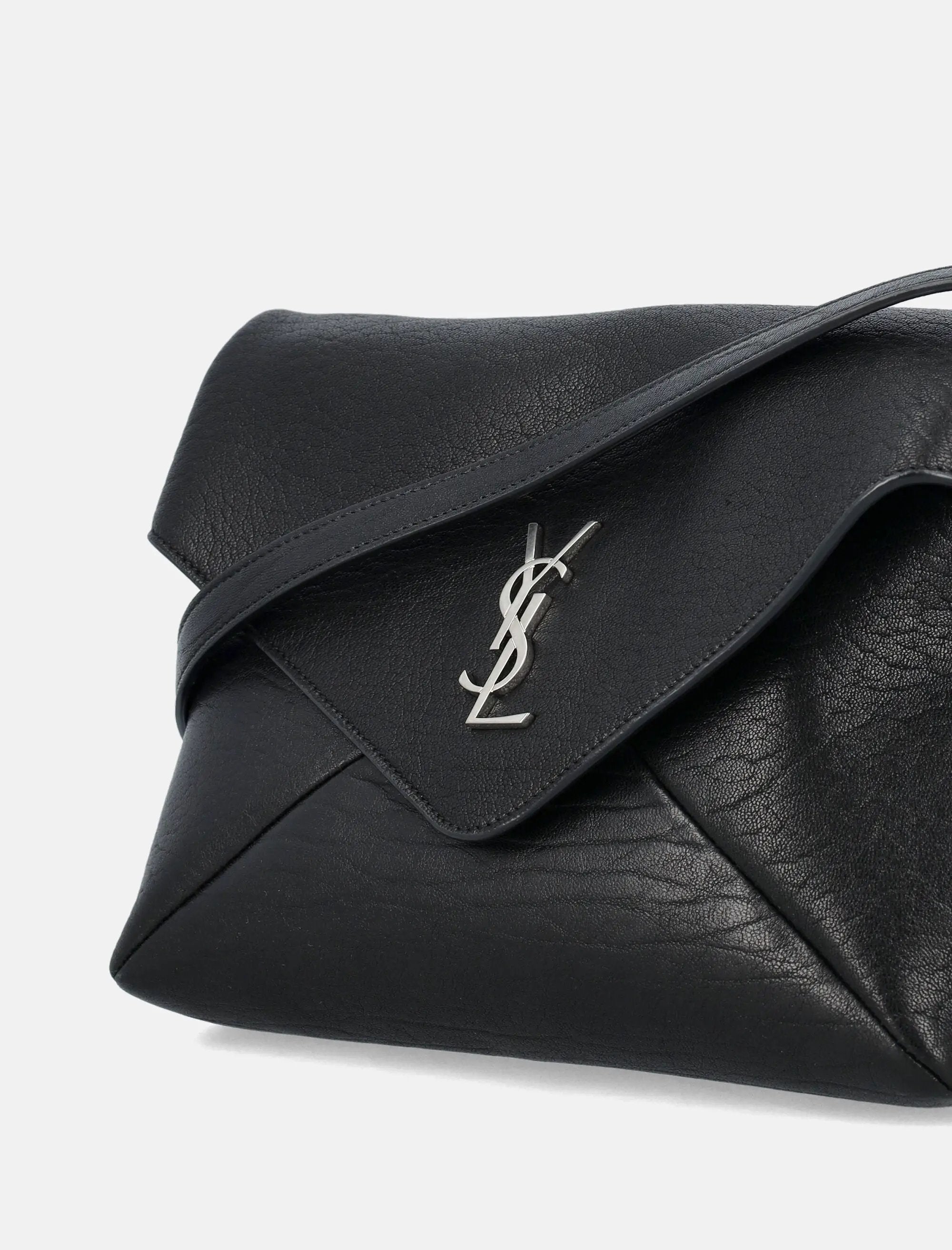 Cassandre Leather Envelope Messenger Saint laurent – Гарантія оригінальності – вид ззаду