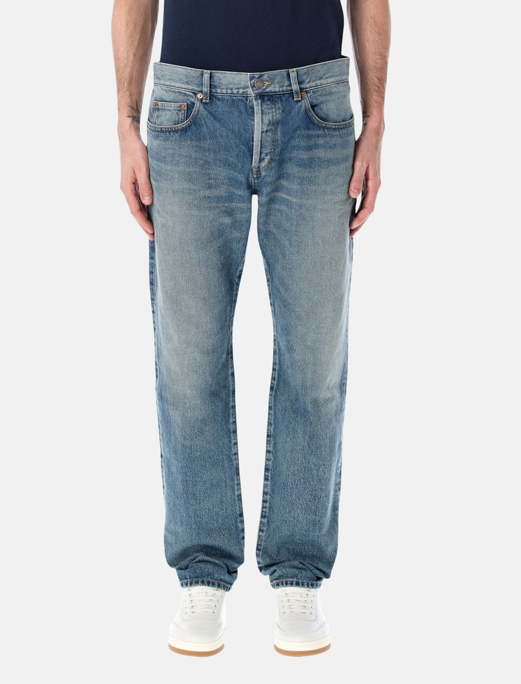 Оригінальна Relaxed Slim Jeans Saint laurent – боковий вид