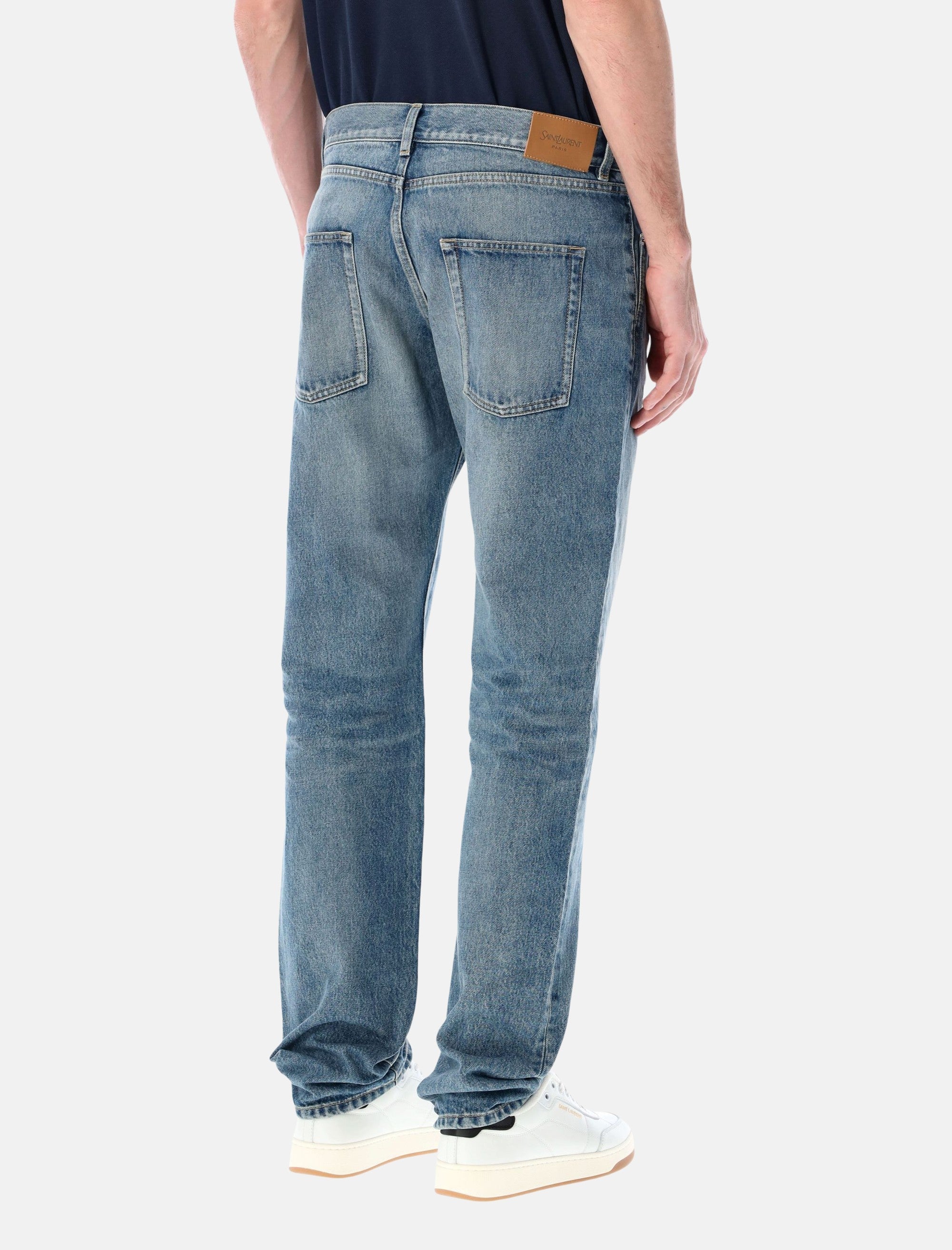 Оригінальна Relaxed Slim Jeans Saint laurent – вид ззаду
