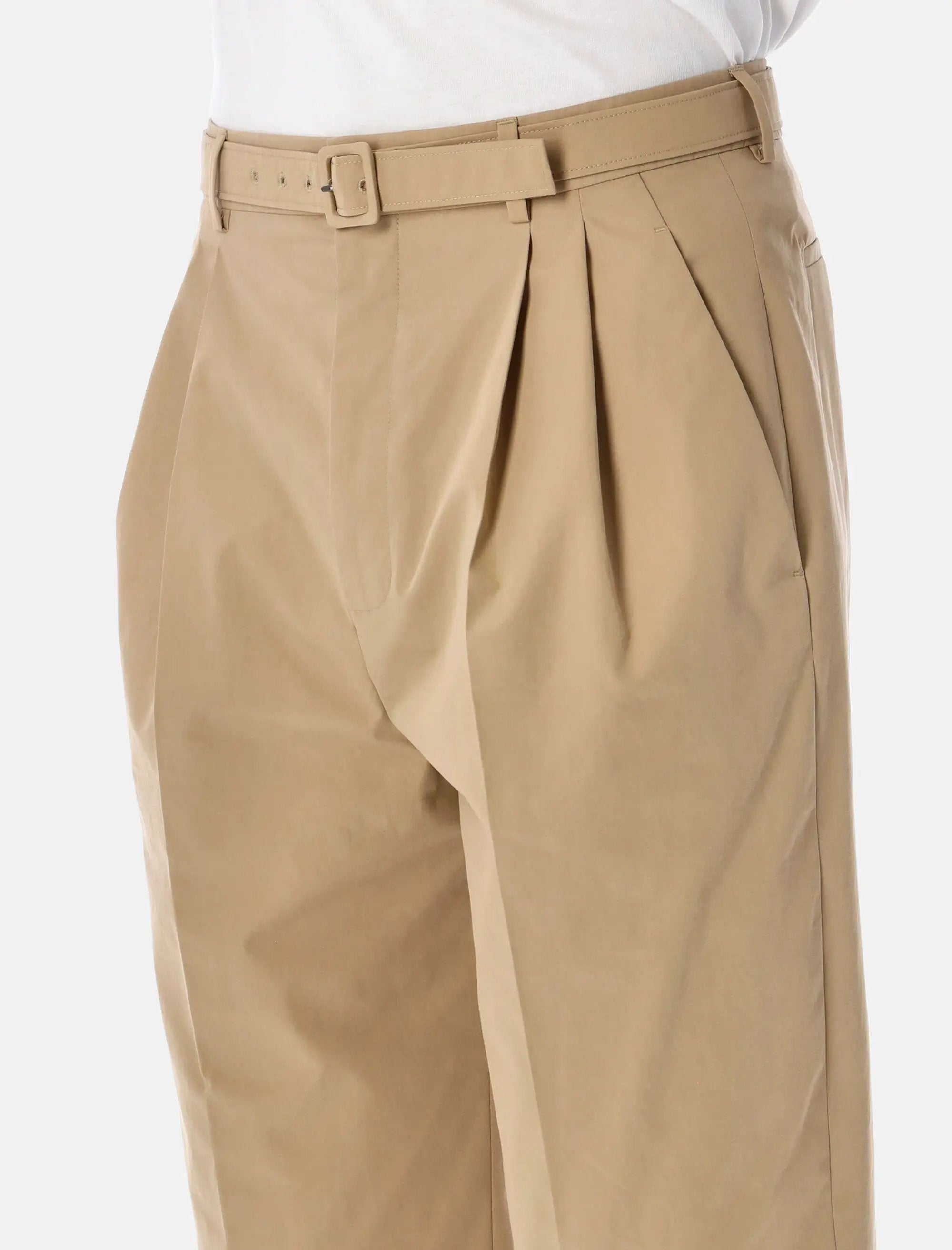 Оригінальна Slim Fit Technical Cotton Pants Saint laurent – детальний вид