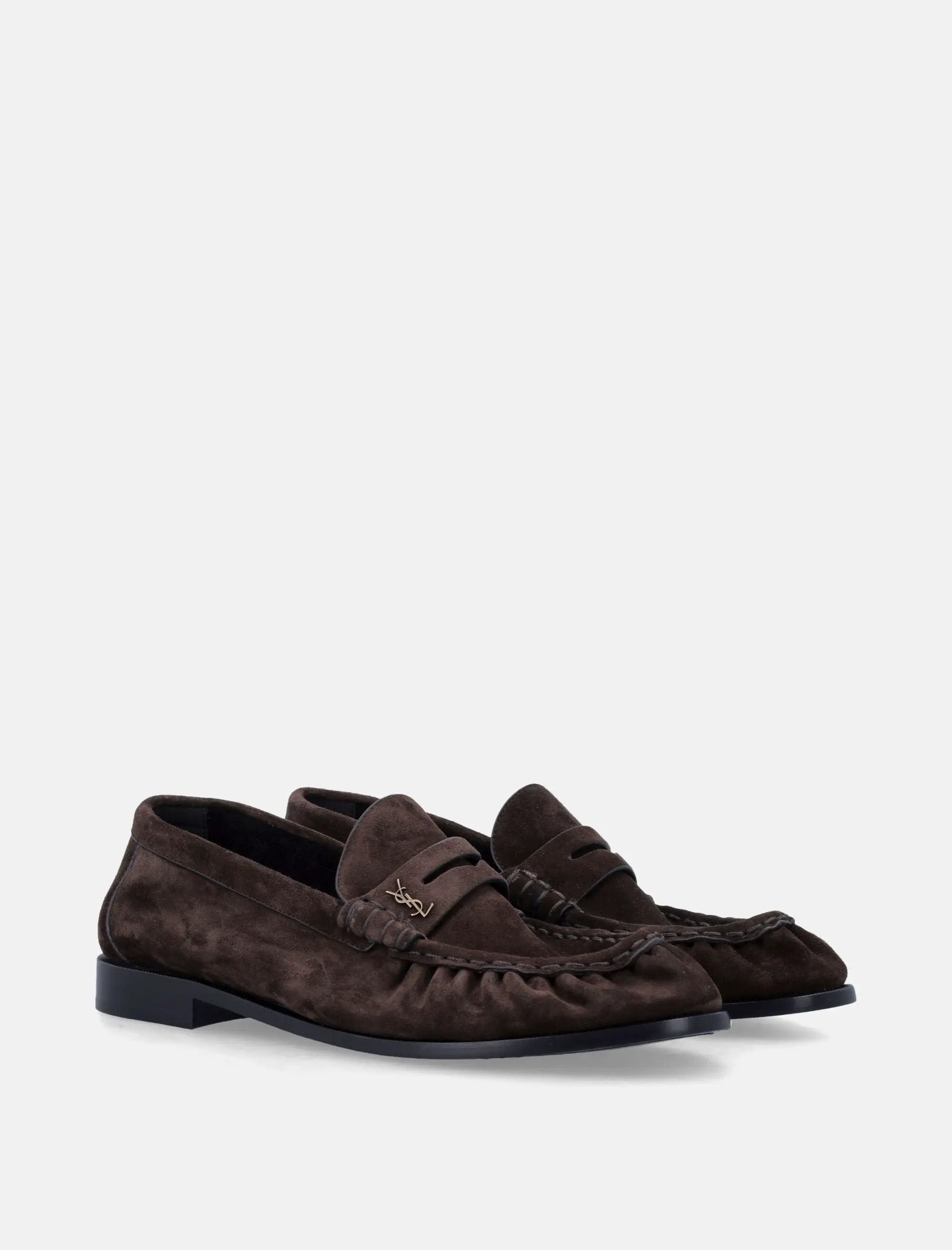 Le Loafer Suede Saint laurent – Гарантія оригінальності – вид ззаду