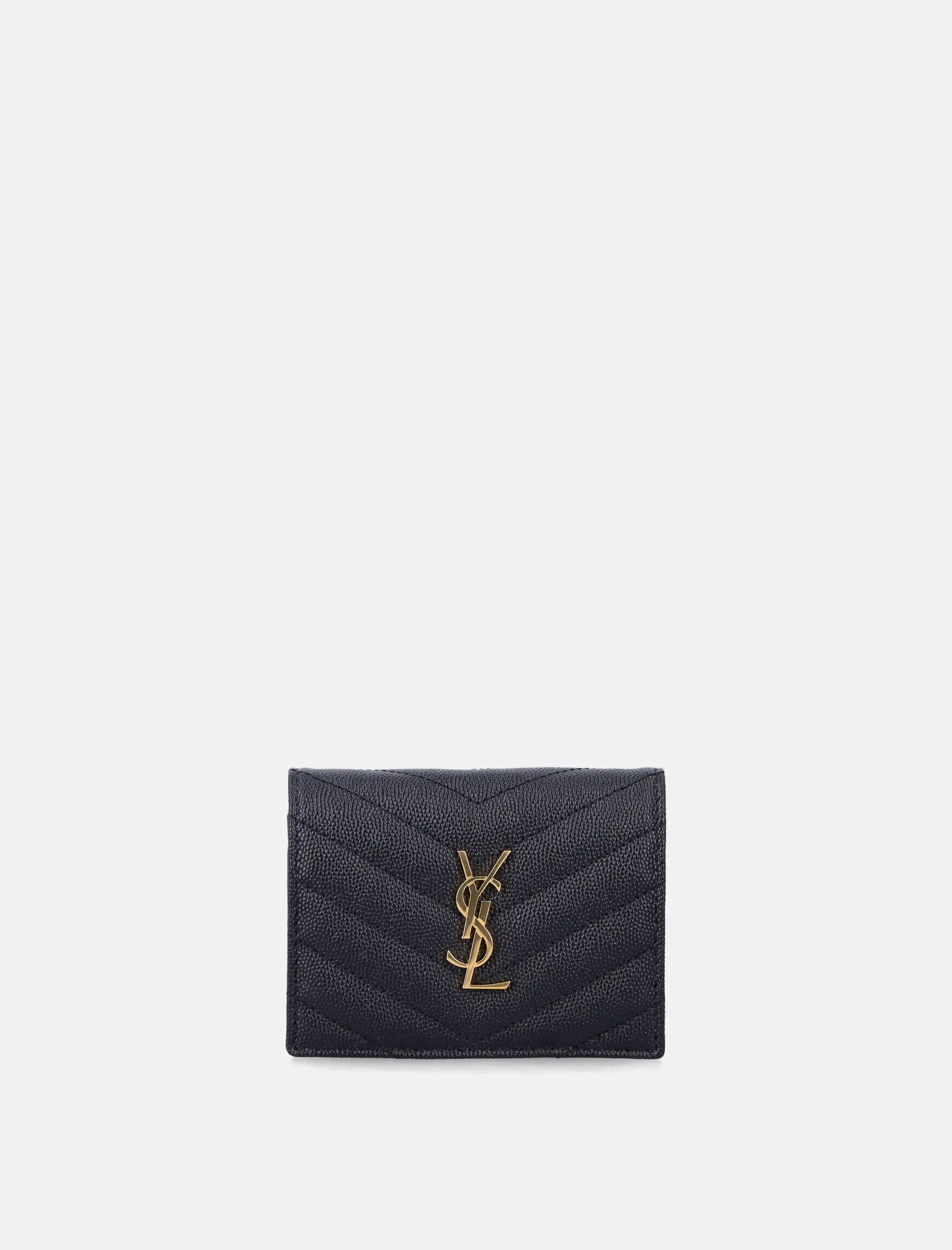 Оригінальна Cassandre Flap Card Case Saint laurent – боковий вид