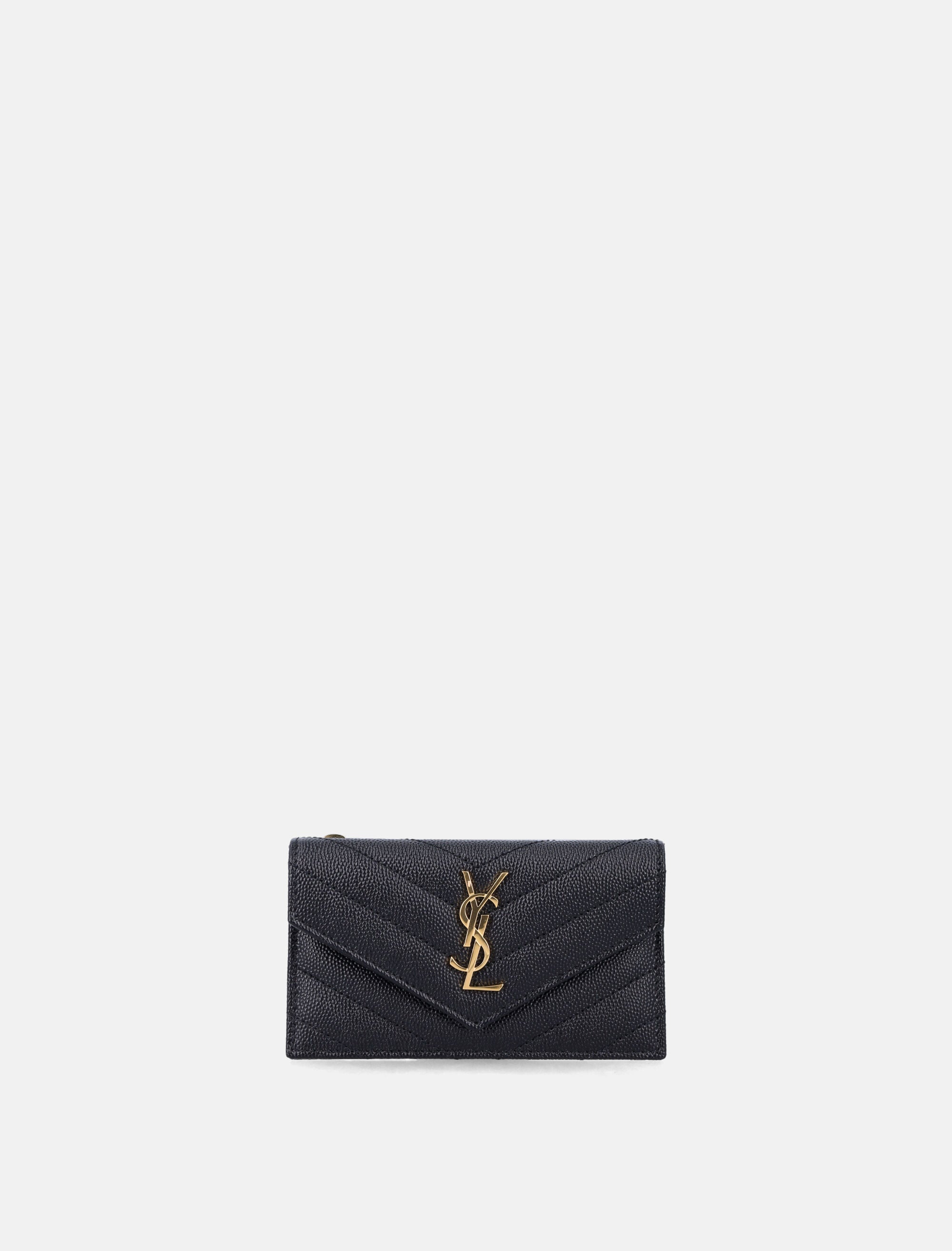 Оригінальна Cassandre Flap Card Case Saint laurent – боковий вид