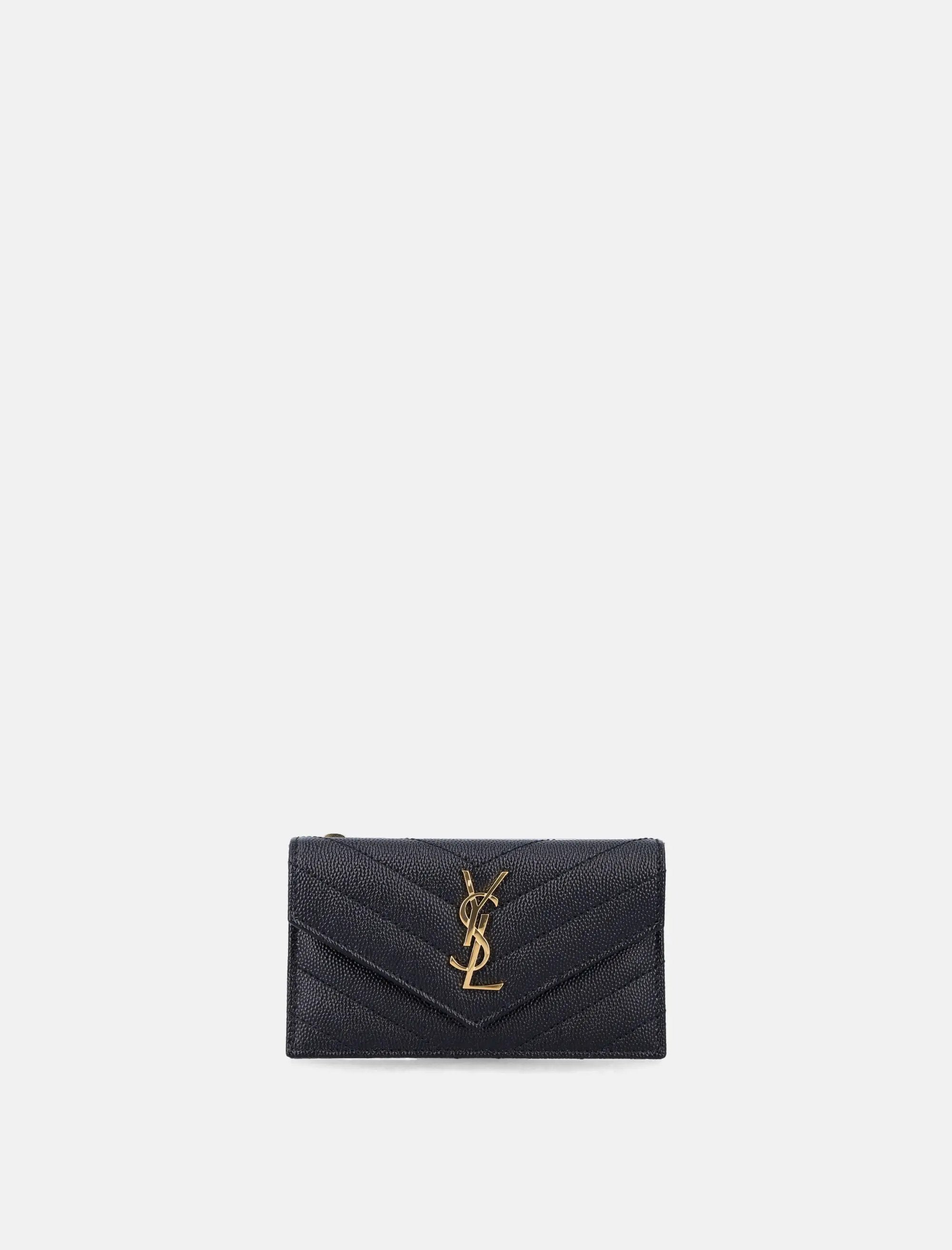 Оригінальна Cassandre Flap Card Case Saint laurent – боковий вид