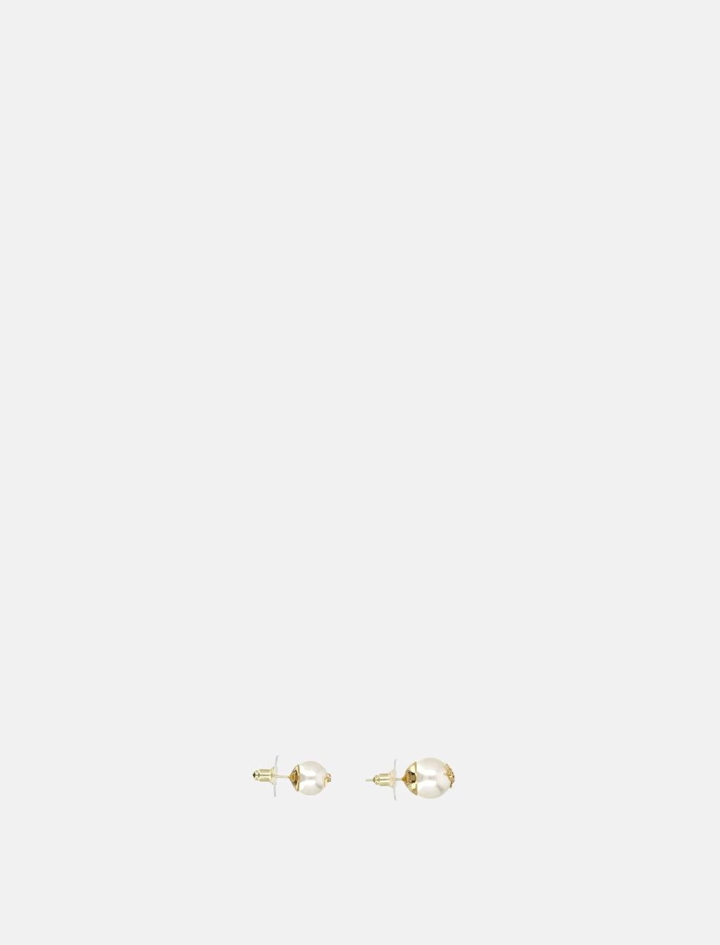 Asymmetric Pearl Earrings Saint laurent – Гарантія оригінальності – вид ззаду