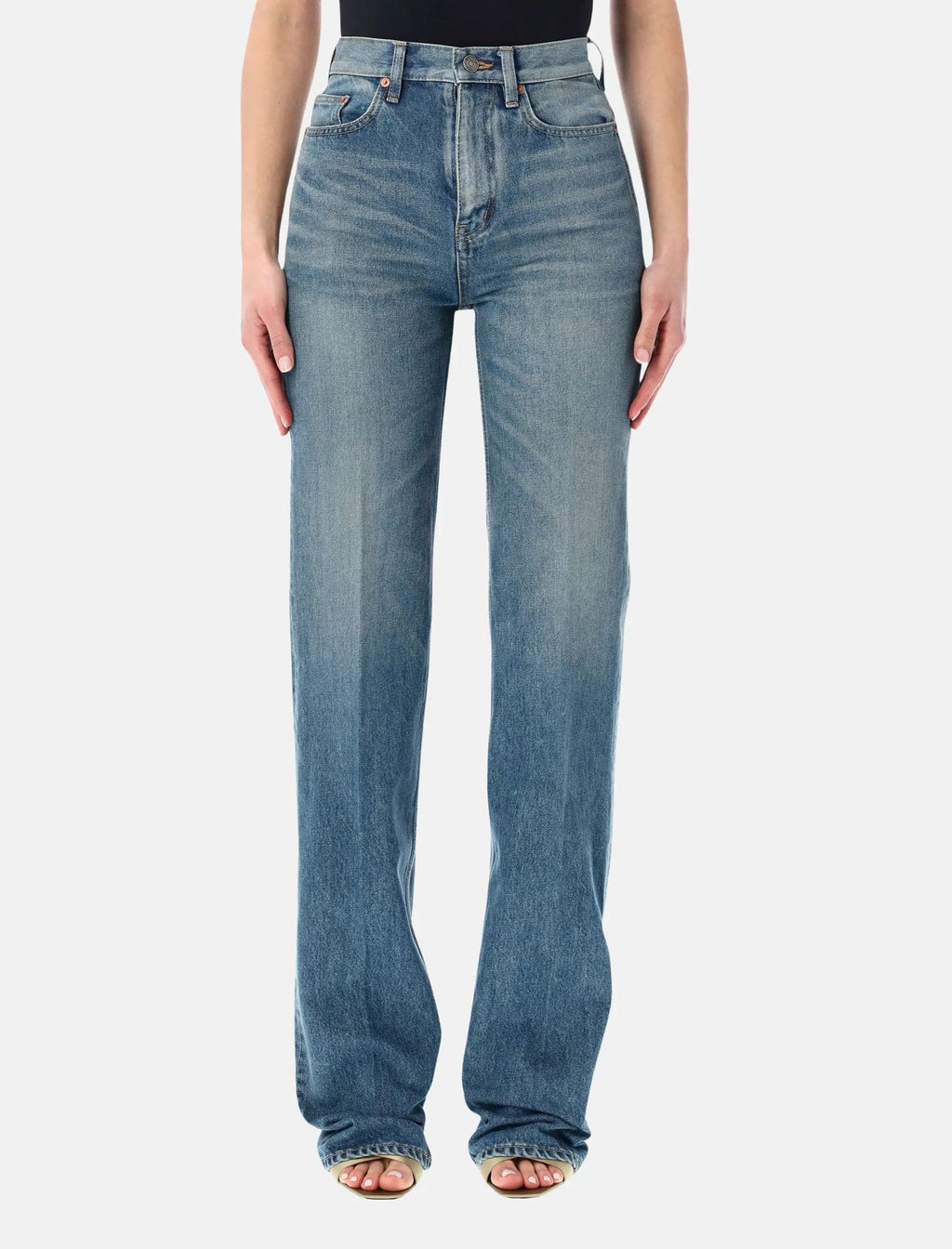 Yves Flared Jeans Saint laurent – Гарантія оригінальності – боковий вид