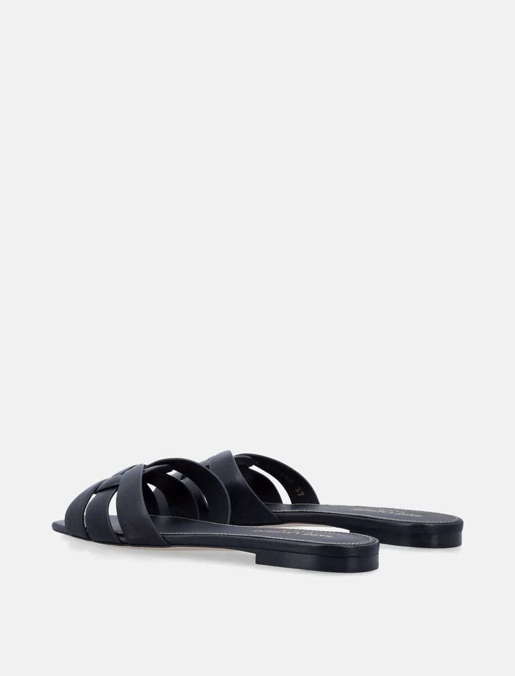 Оригінальна Leather Tribute Flat Sandals Saint laurent – збільшений вид