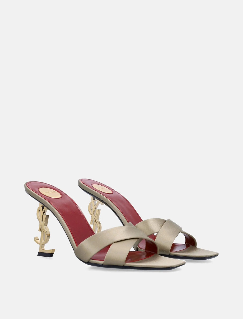 Оригінальна Contrast Sole Opyum Mules Saint laurent – вид ззаду