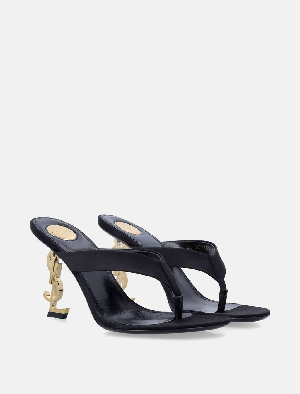 Satin Opyum Mules Saint laurent оригінал – Купити в Україні – вид ззаду
